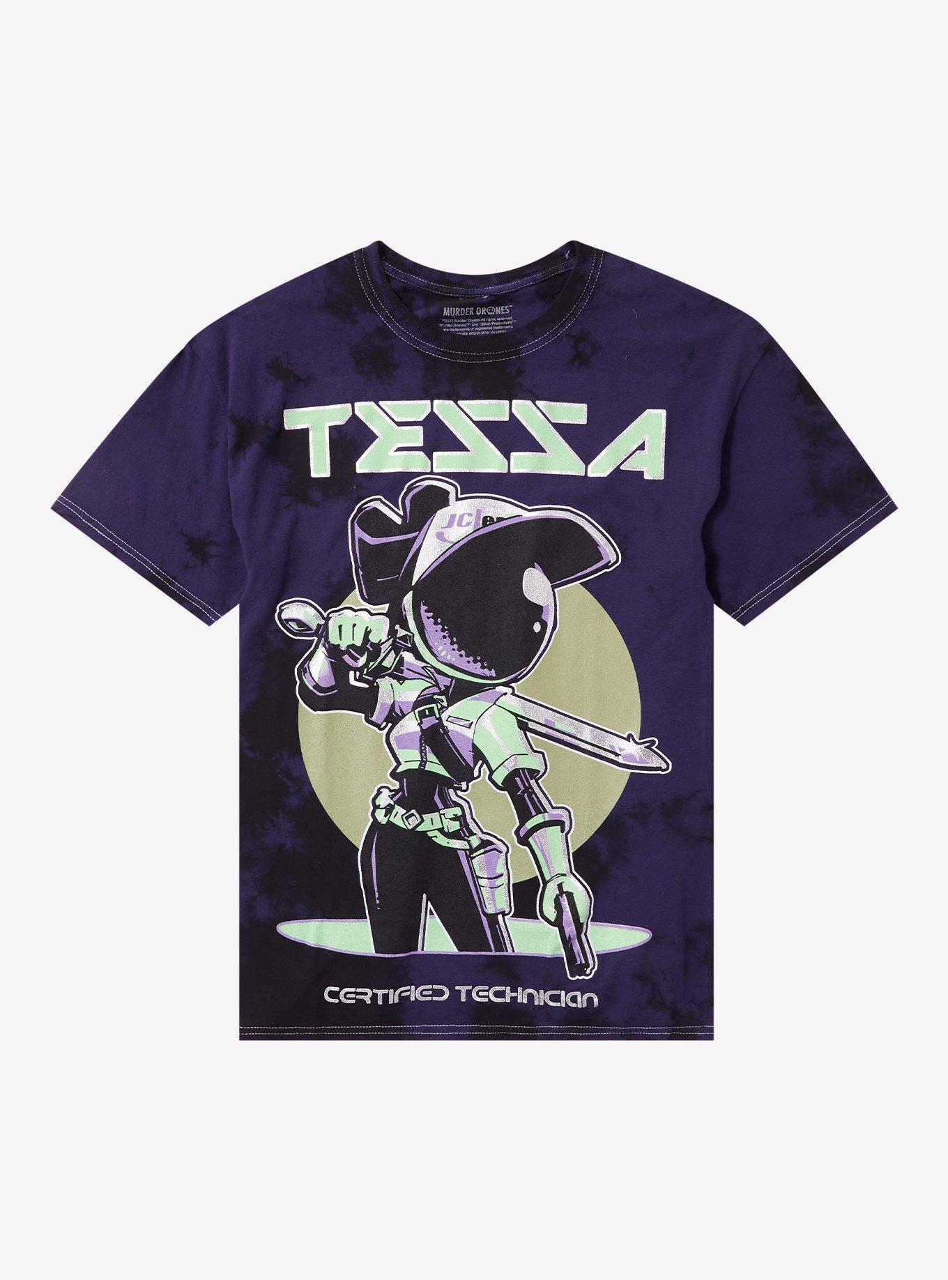 Murder Drones Tessa Tie-Dye T-Shirt, , hi-res