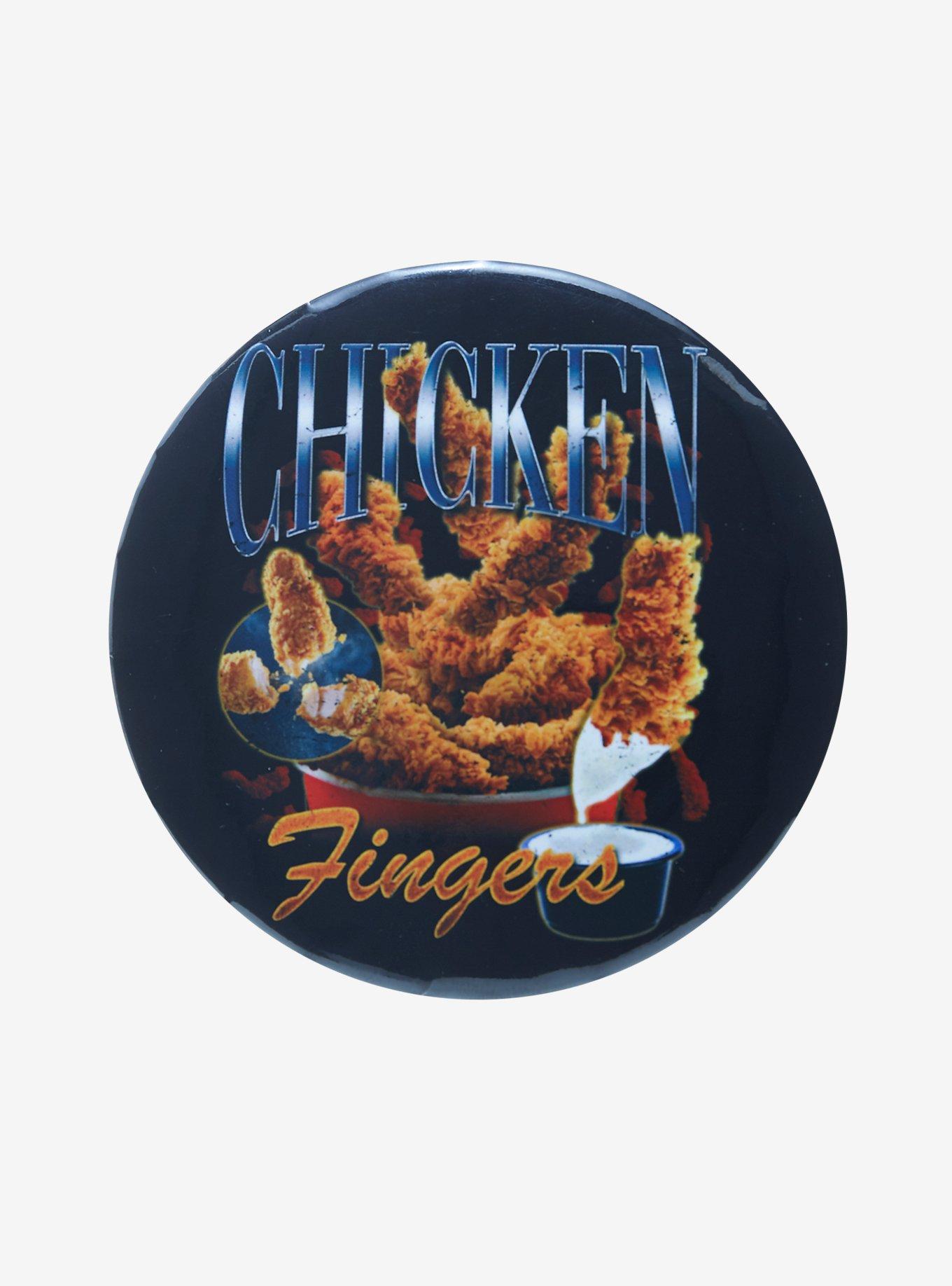 Chicken Fingers 3 Inch Button, , hi-res