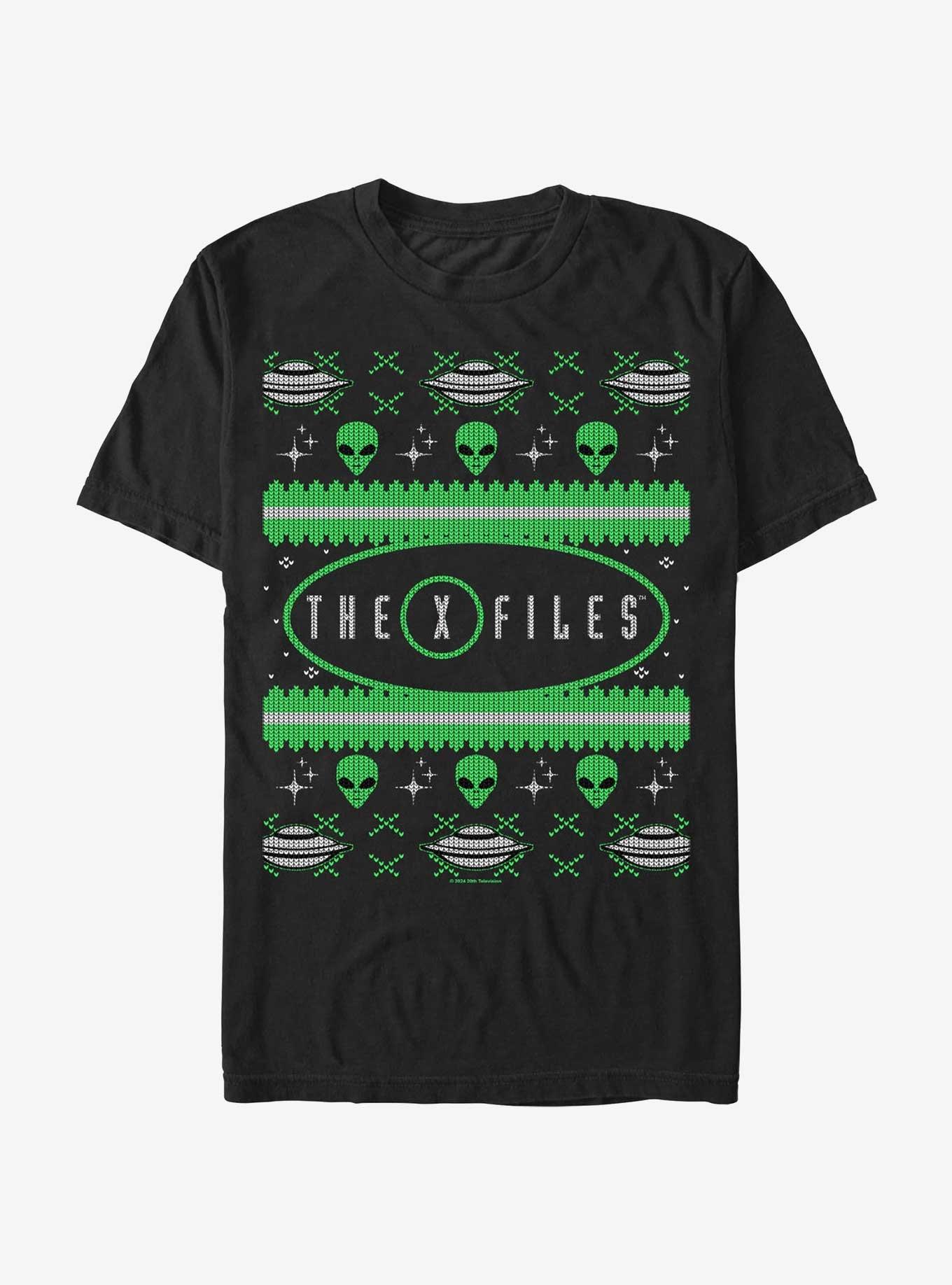 The X-Files Ugly Christmas T-Shirt, , hi-res