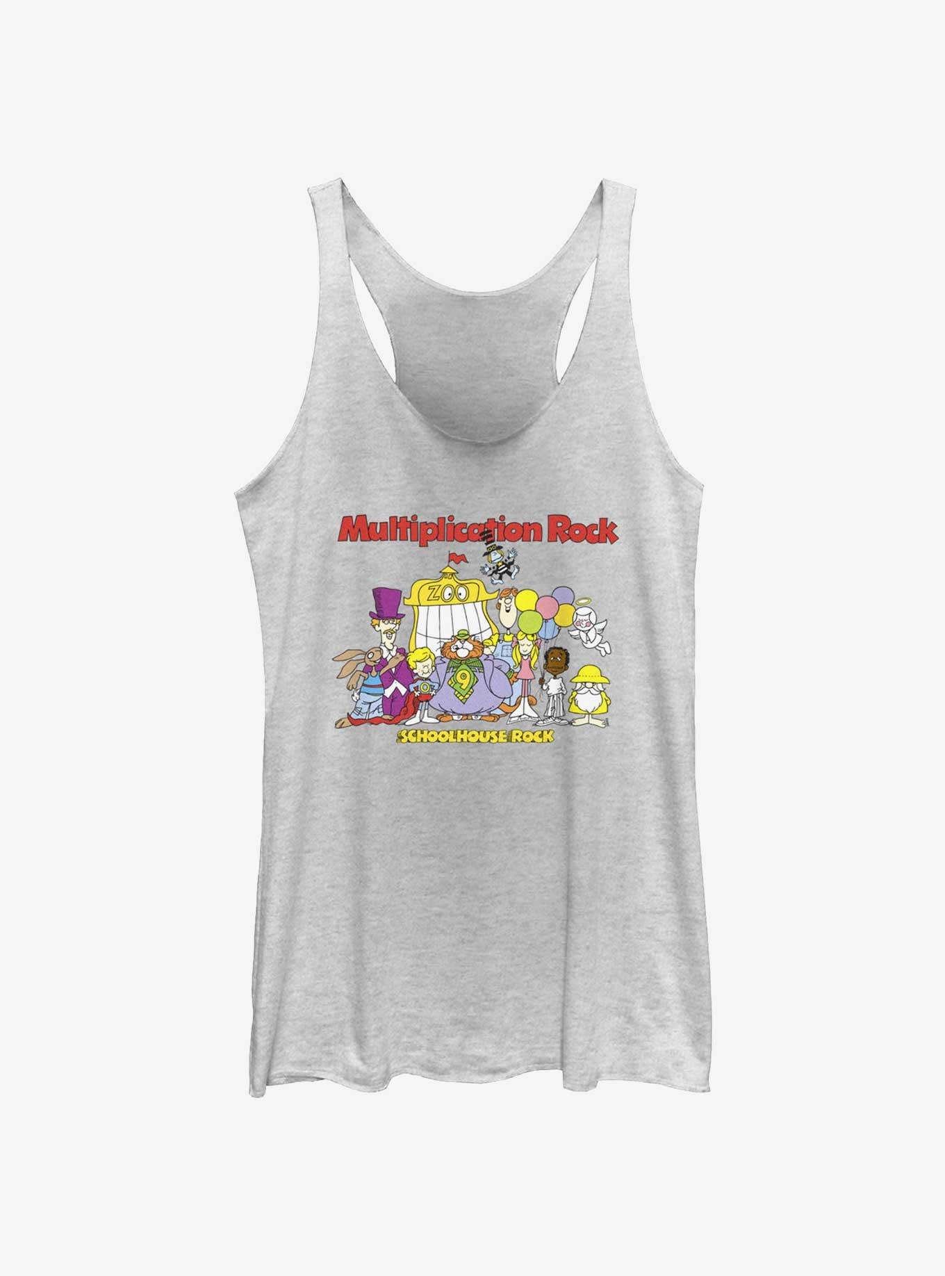 Schoolhouse Rock Multiplication Rock Group Girls Tank, , hi-res