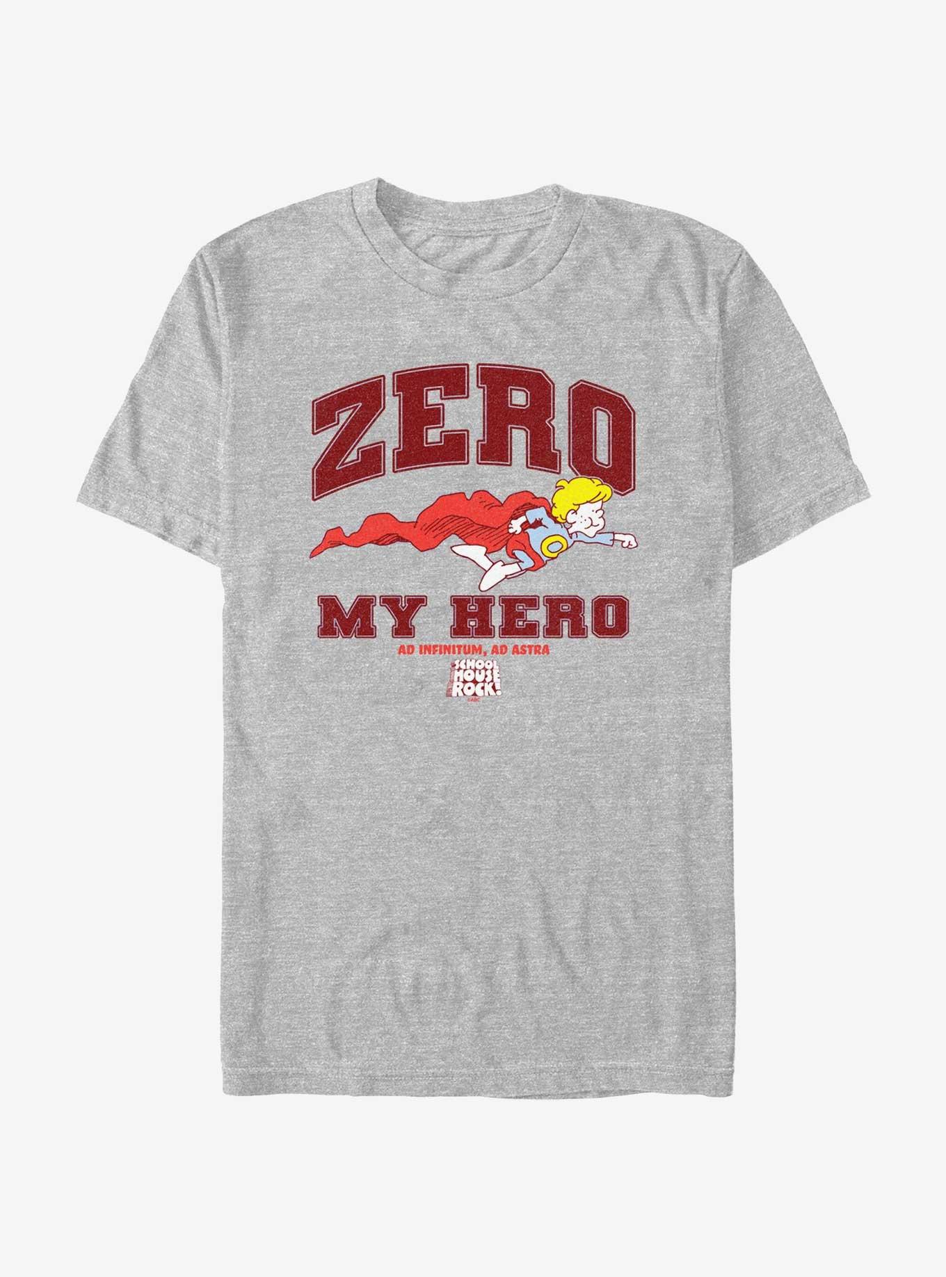 Schoolhouse Rock Collegiate Zero Hero T-Shirt, ATH HTR, hi-res