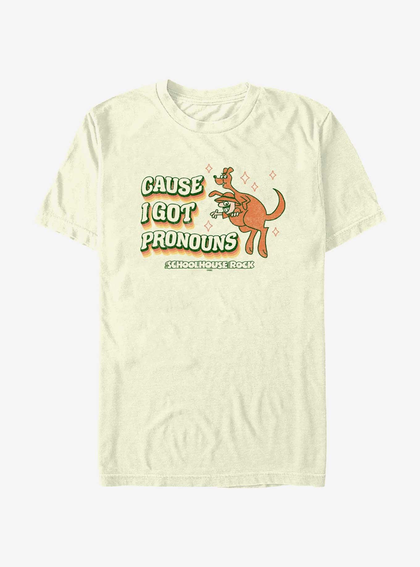 Schoolhouse Rock Ask My Pronouns T-Shirt, , hi-res