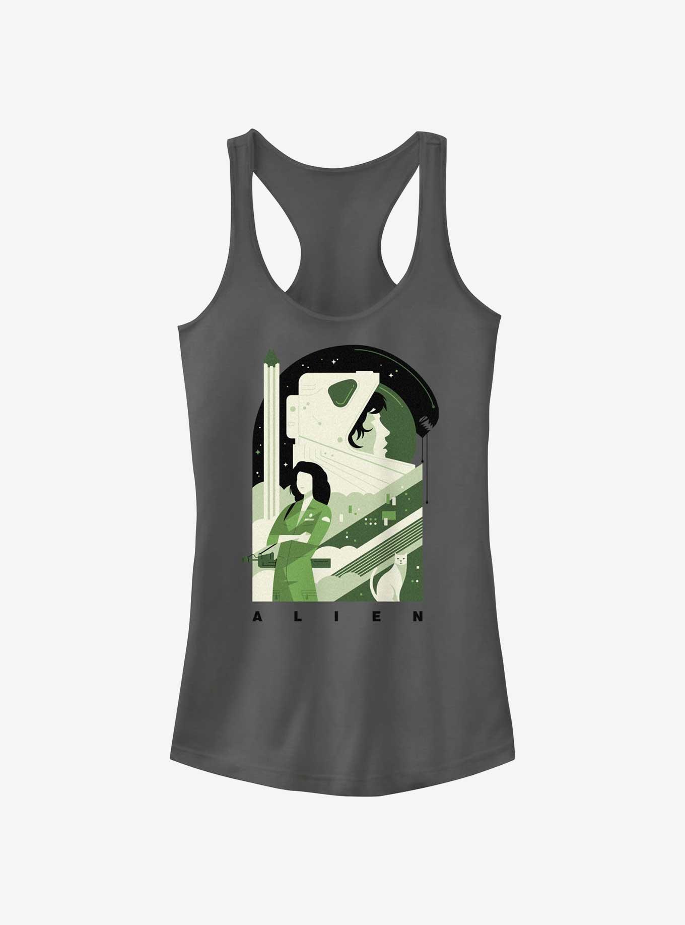 Alien Simple Art Girls Tank, , hi-res