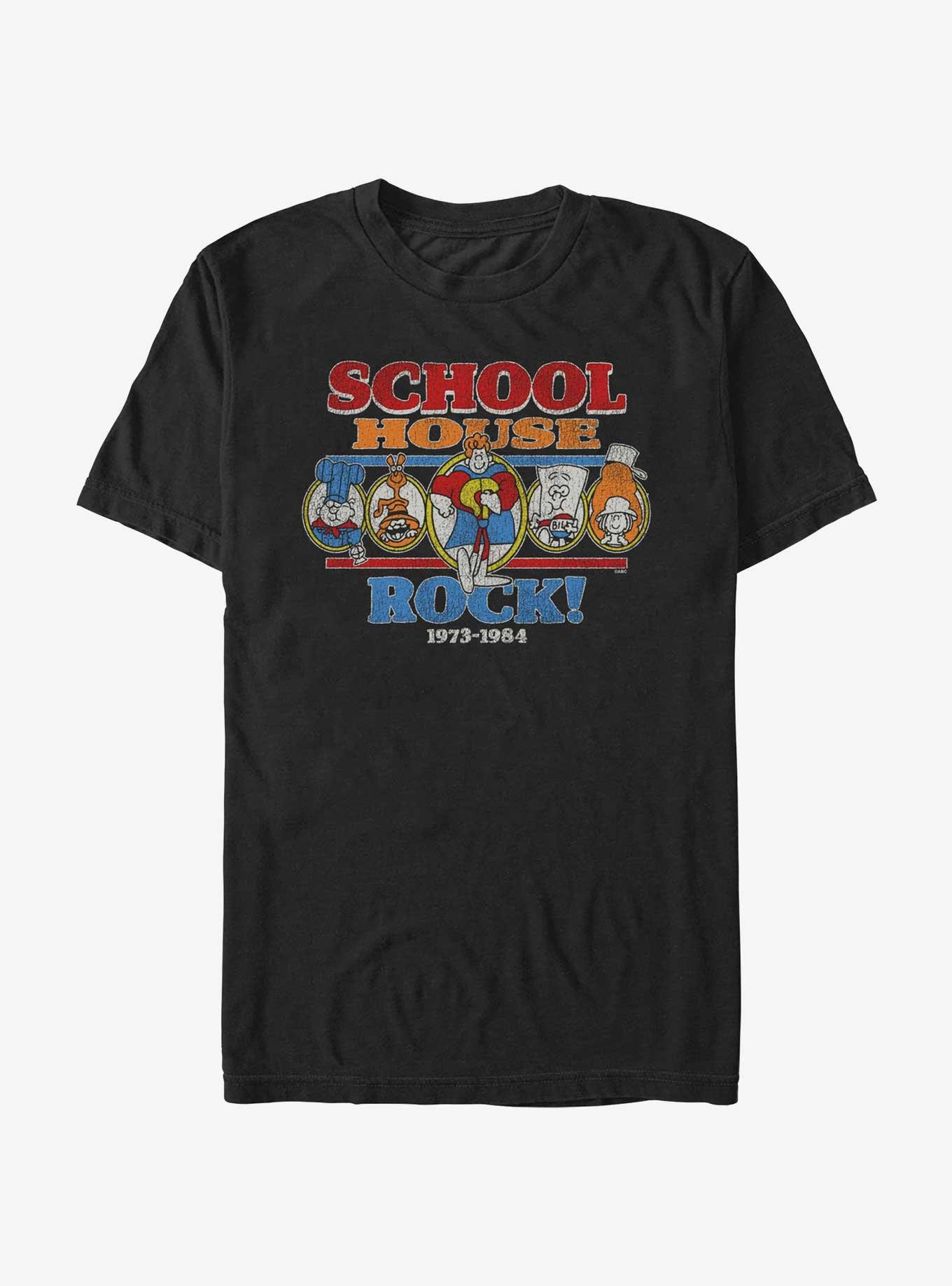 Schoolhouse Rock 1973-1984 T-Shirt, BLACK, hi-res