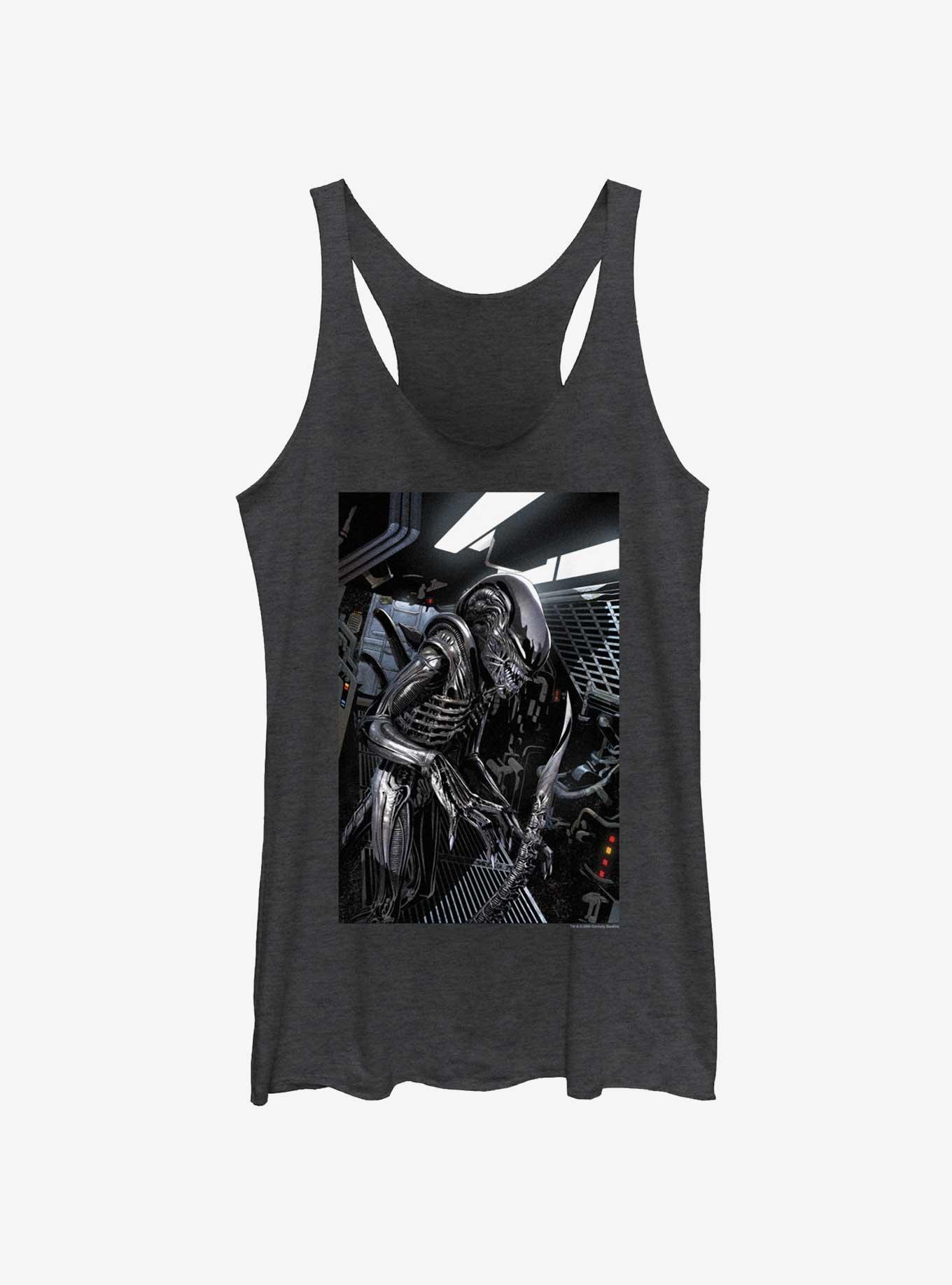 Alien Xenomorph In Space Ship Girls Tank