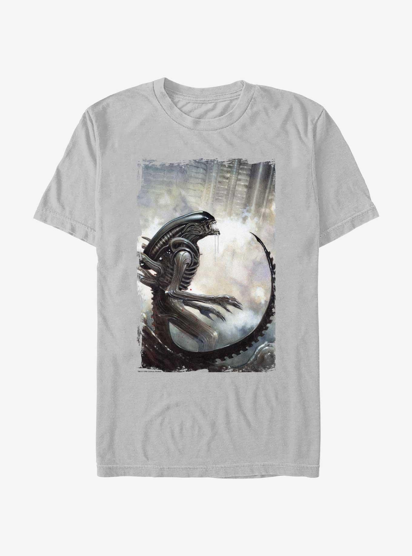 Alien Dangerous Xenomorph T-Shirt, SILVER, hi-res