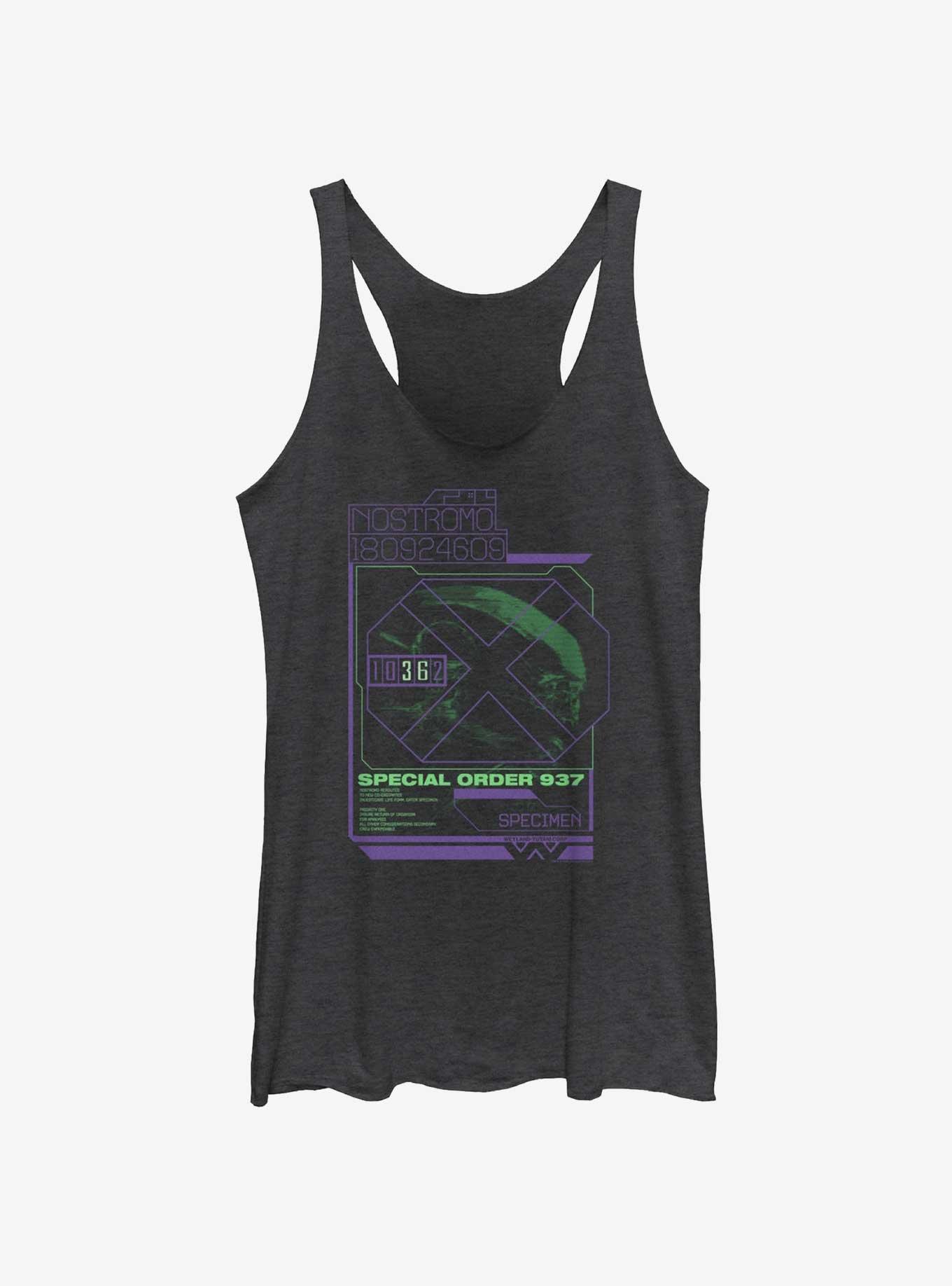 Alien Special Order Girls Tank, BLK HTR, hi-res