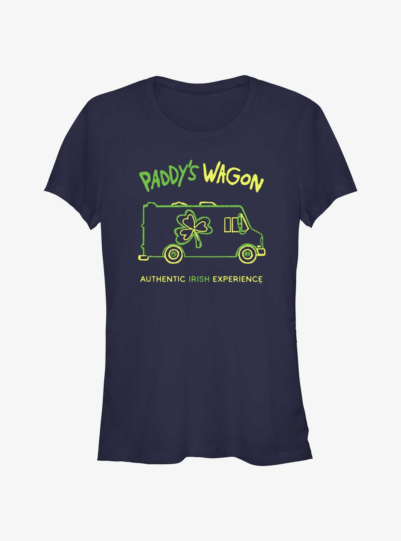 It's Always Sunny In Philadelphia Paddy's Wagon Girls T-Shirt, NAVY, hi-res