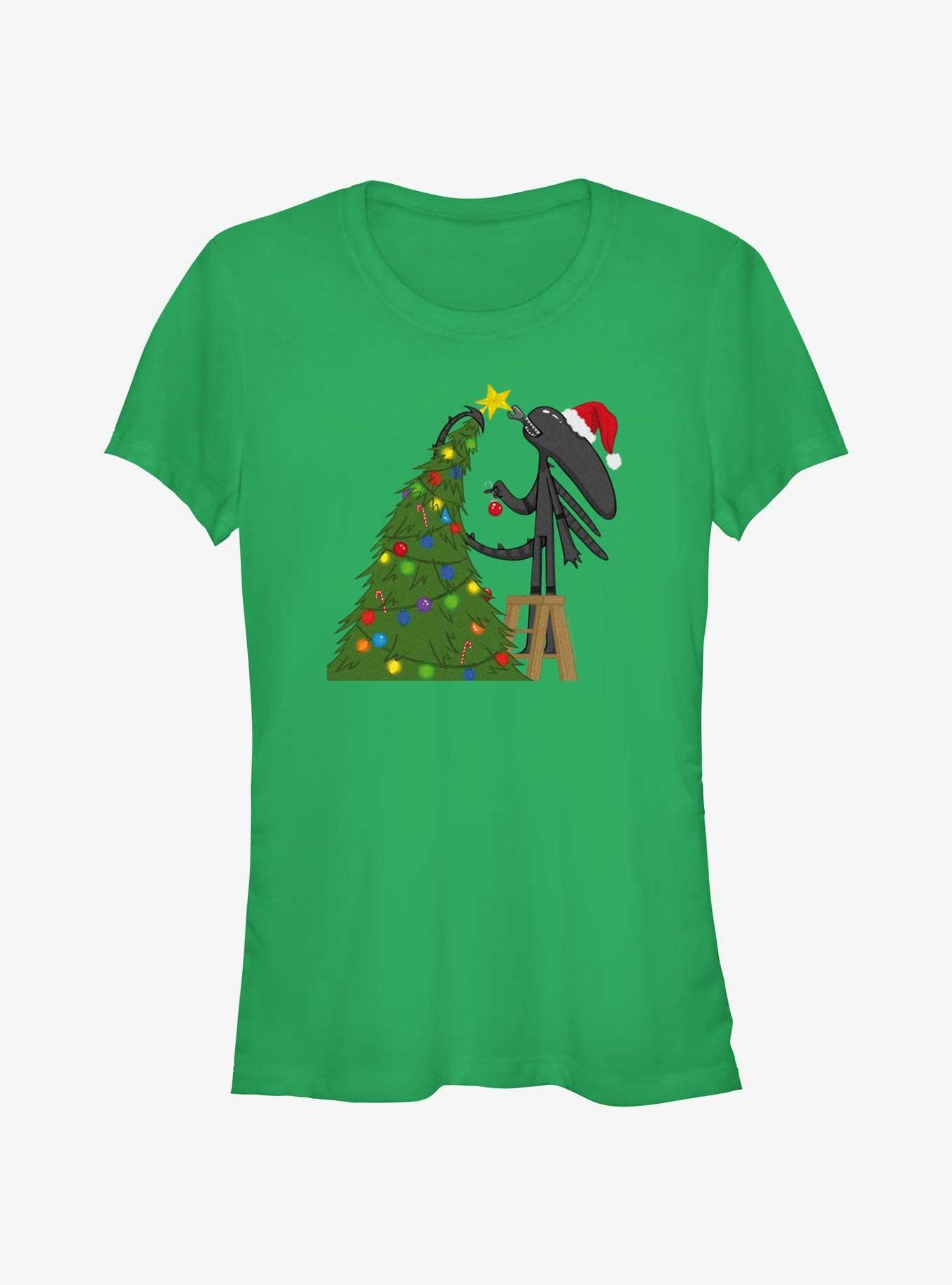 Alien Christmas Ready Girls T-Shirt, , hi-res