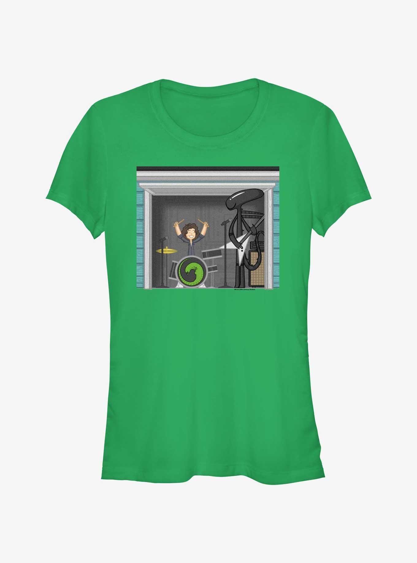 Alien Garage Band Girls T-Shirt