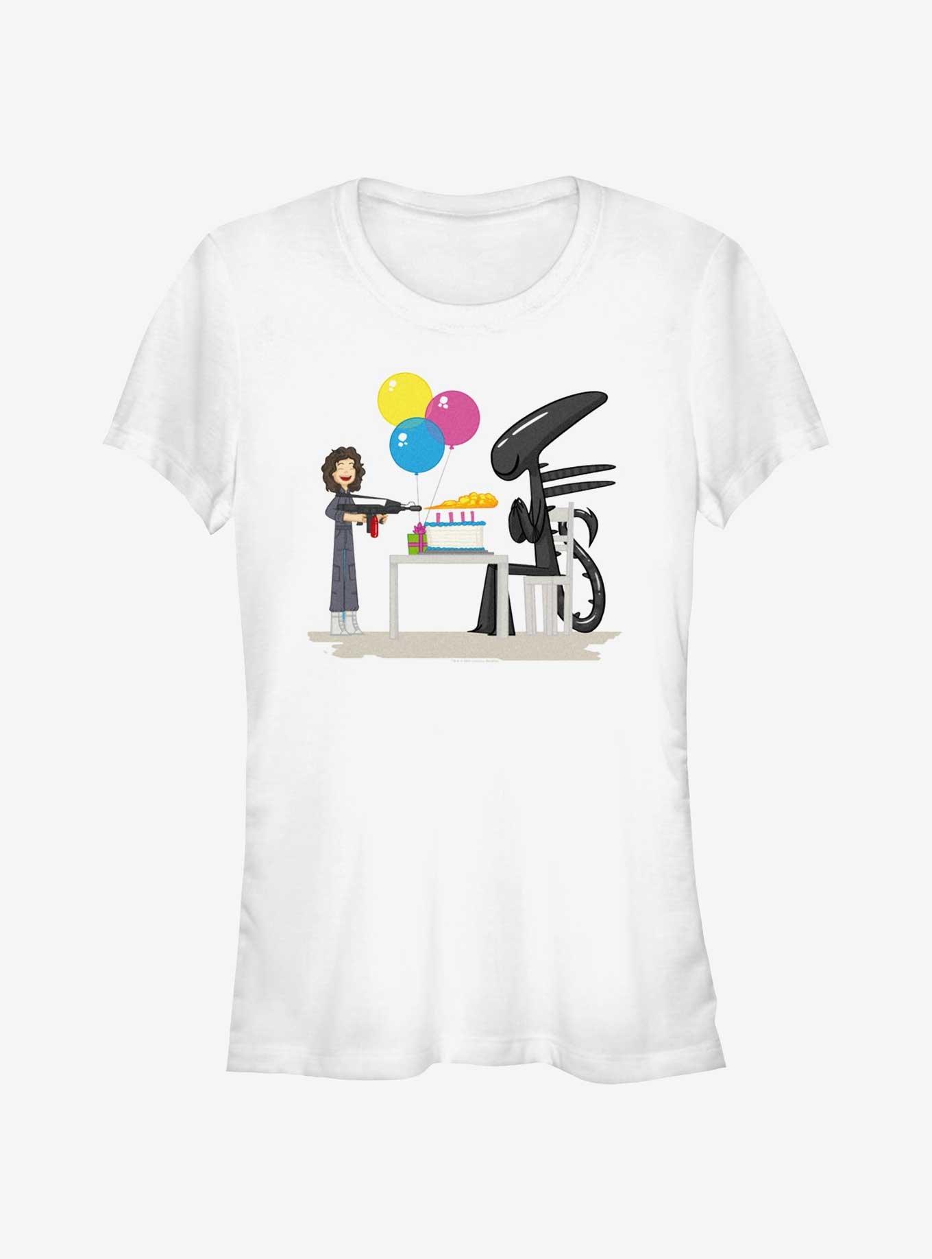 Alien Happy Birthday Xenomorph Girls T-Shirt, , hi-res