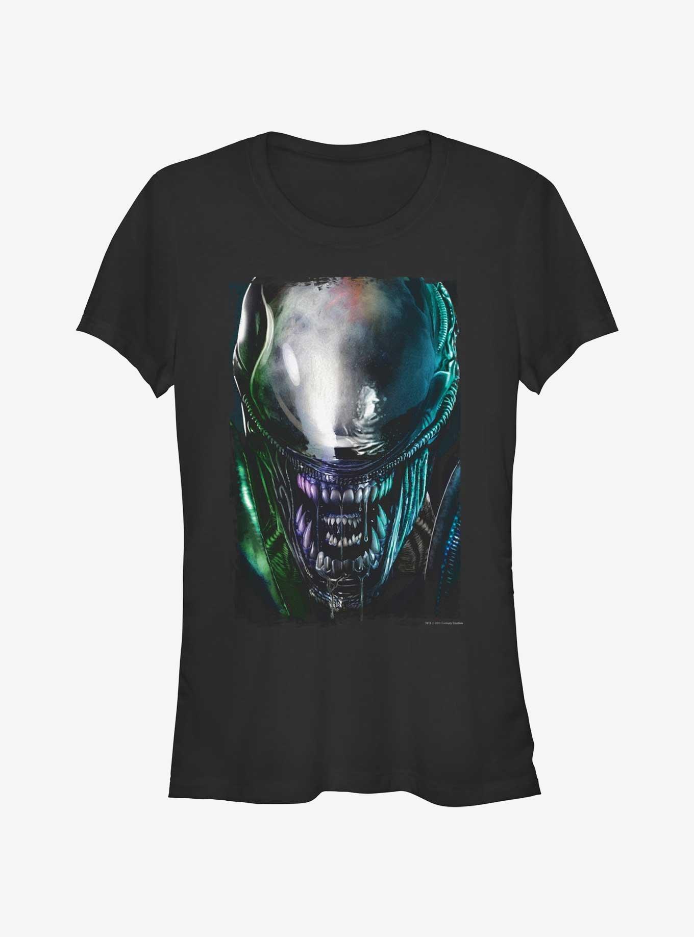 Alien Xenomorph Fase Close Up Girls T-Shirt, , hi-res