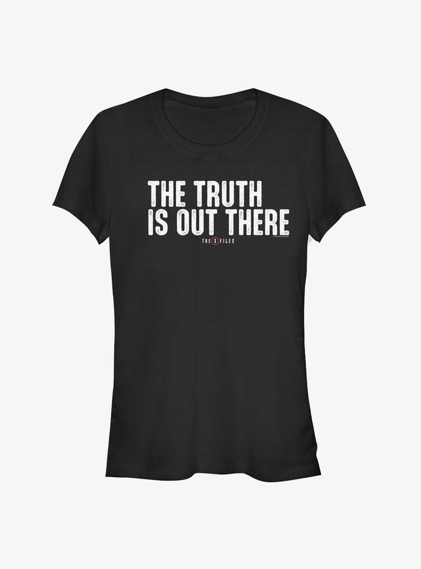 The X-Files The Truth Is Out There Girls T-Shirt, BLACK, hi-res