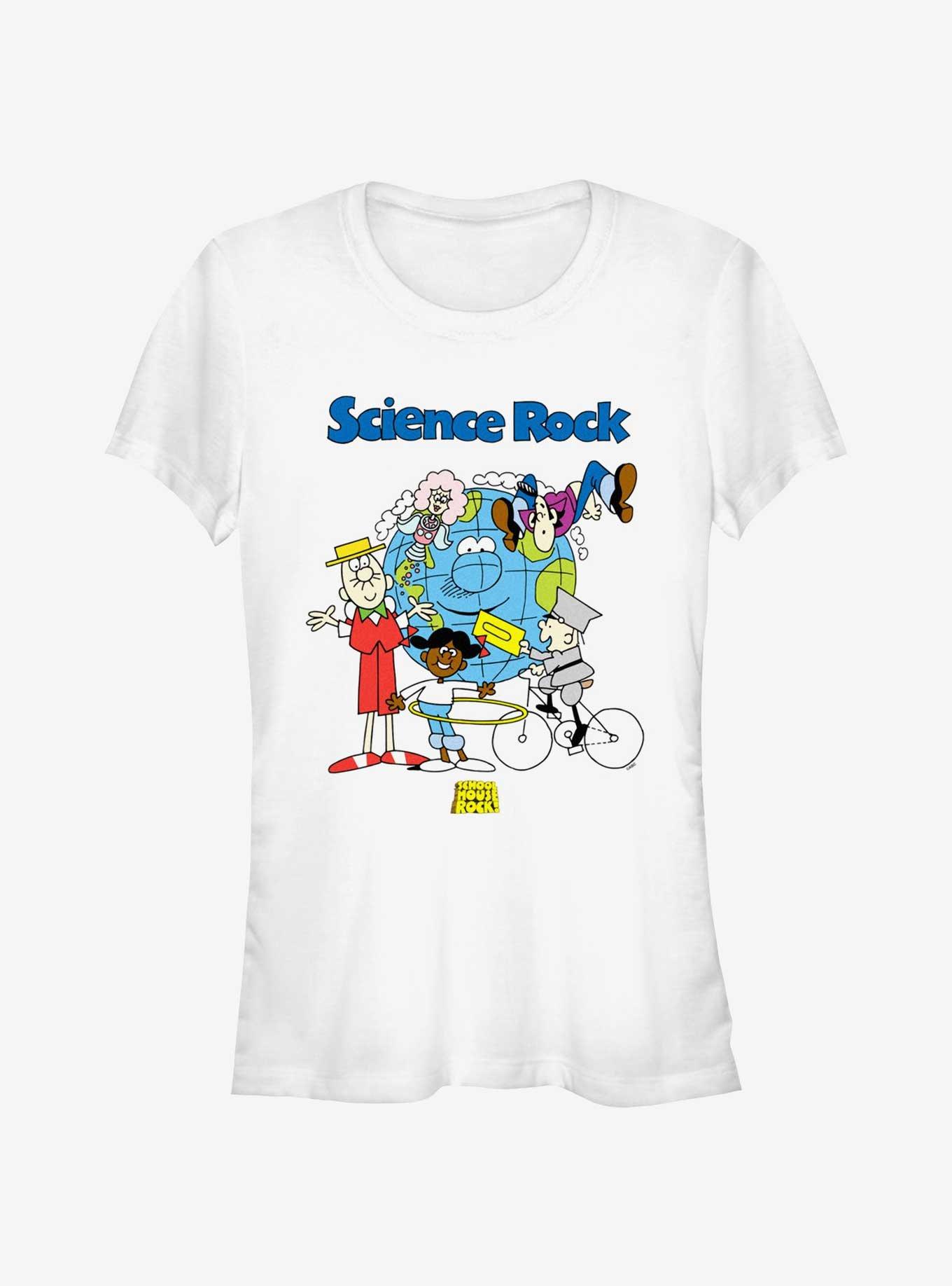 Schoolhouse Rock Science Rock Group Girls T-Shirt