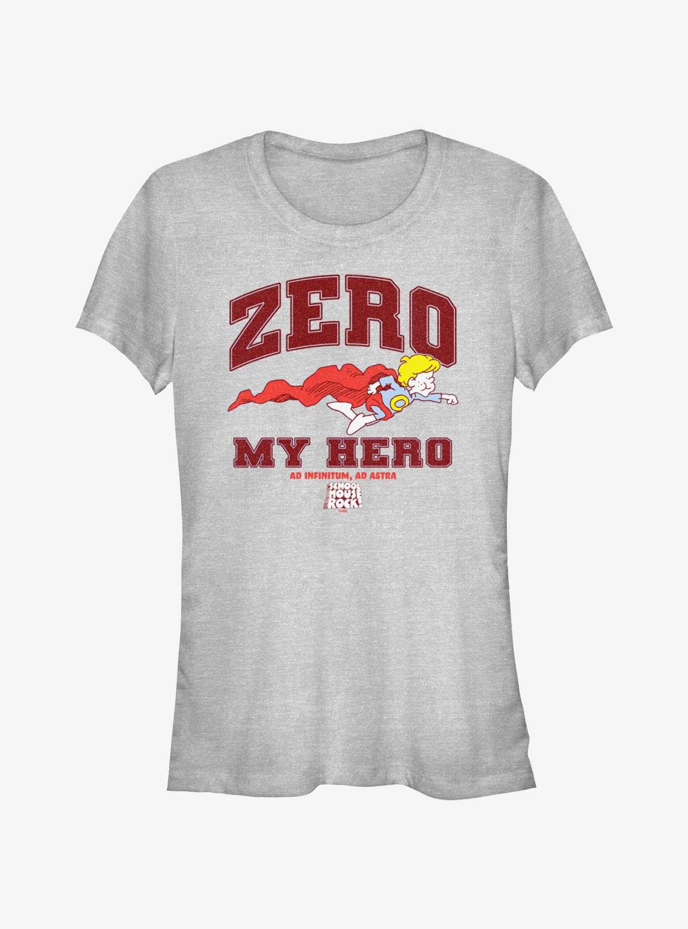 Schoolhouse Rock Collegiate Zero Hero Girls T-Shirt, , hi-res