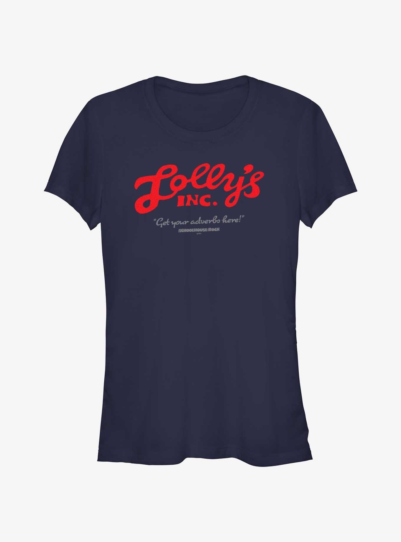 Schoolhouse Rock Lolly's Inc. Girls T-Shirt, NAVY, hi-res