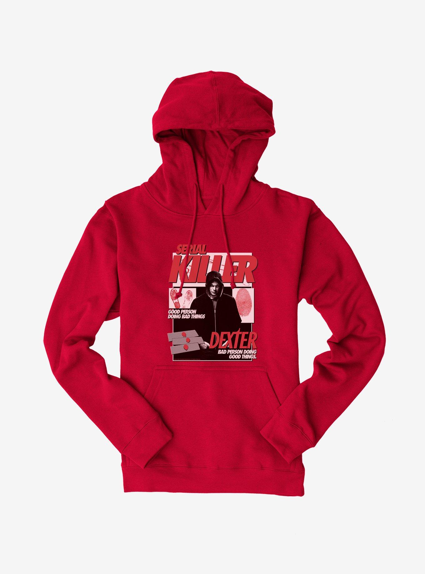 Dexter Serial Killer Hoodie, RED, hi-res