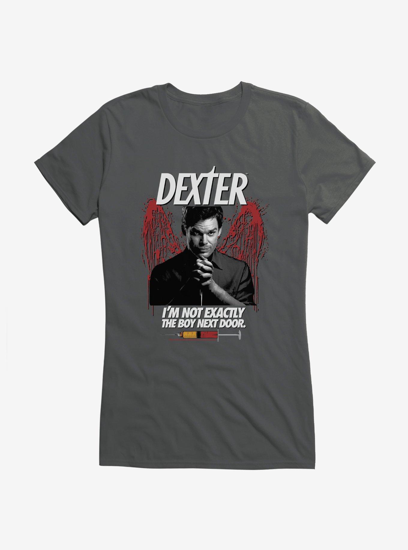 Dexter I'm Not Exactly The Boy Next Door Girls T-Shirt, , hi-res