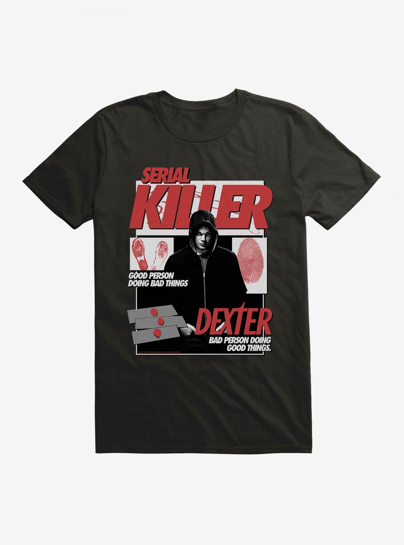 Dexter Serial Killer T-Shirt, BLACK, hi-res