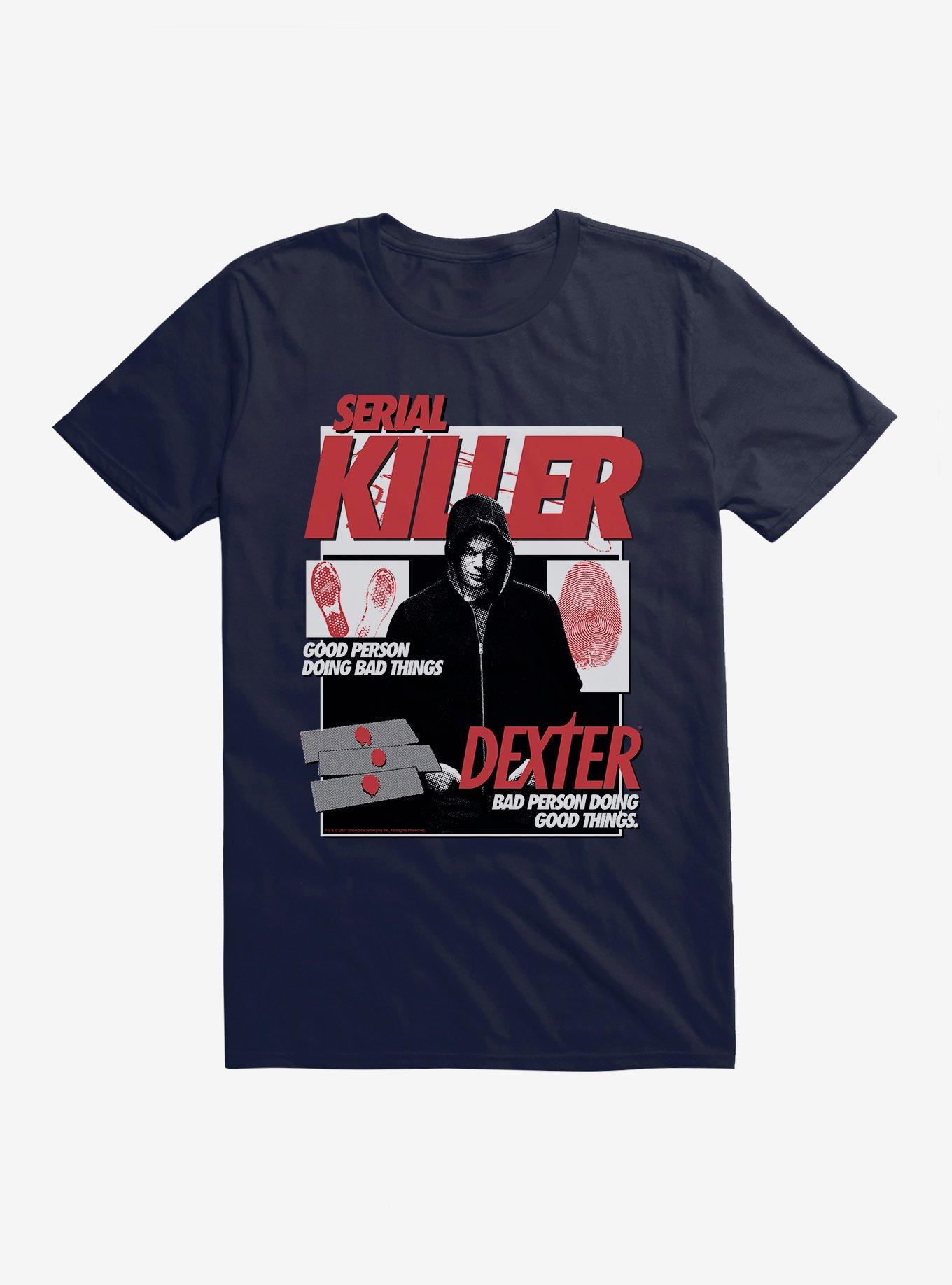 Dexter Serial Killer T-Shirt, NAVY, hi-res