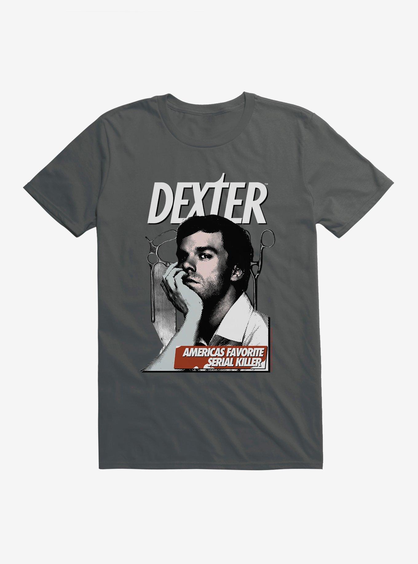 Dexter Americas Favorite Serial Killer T-Shirt, CHARCOAL, hi-res
