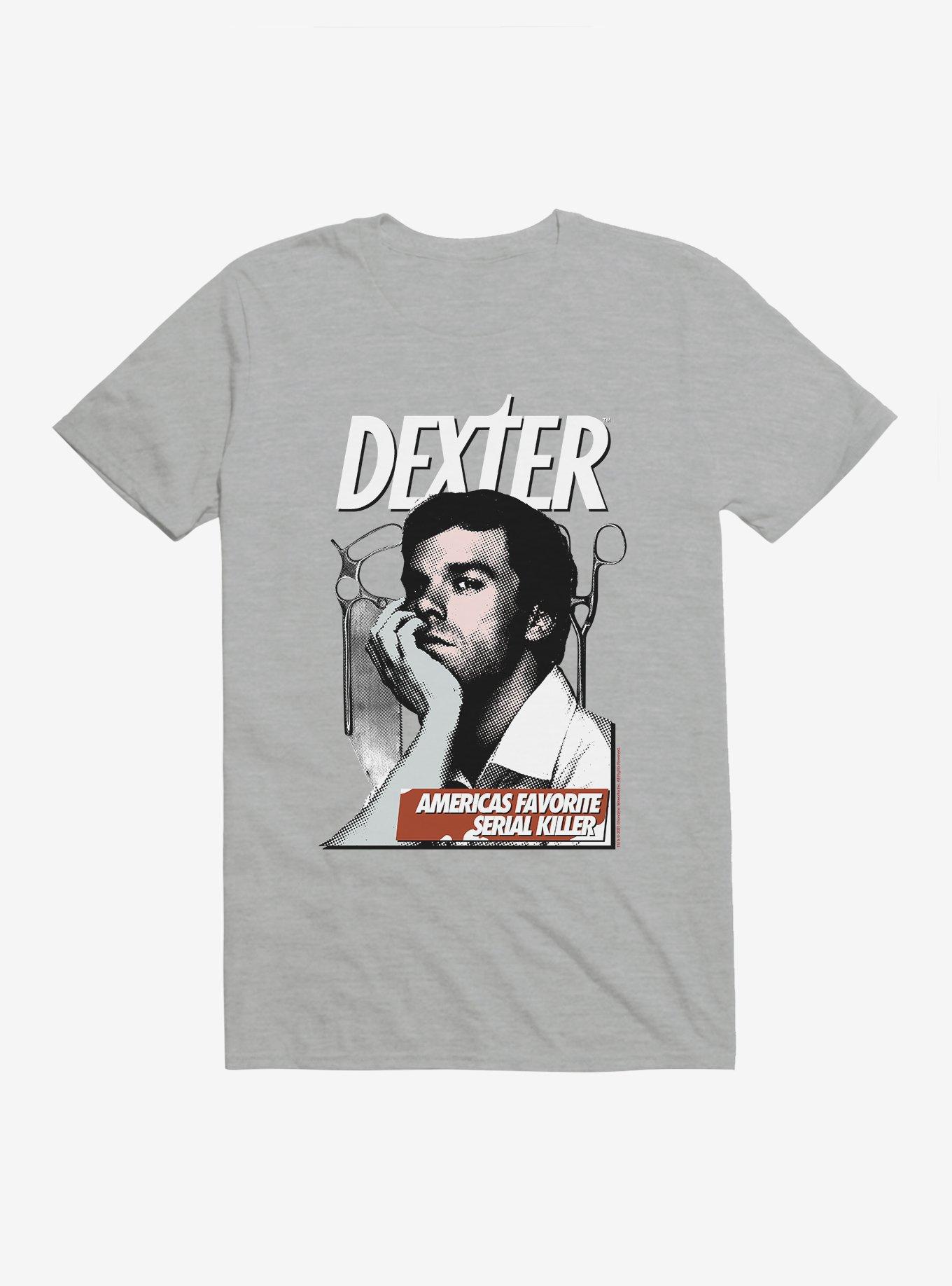 Dexter Americas Favorite Serial Killer T-Shirt, SPORT GRAY, hi-res