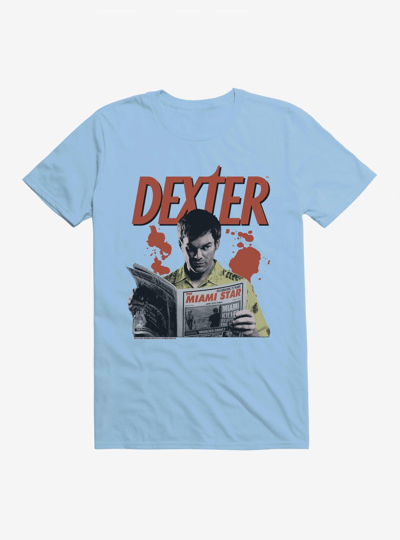 Dexter The Miami Star T-Shirt, LIGHT BLUE, hi-res