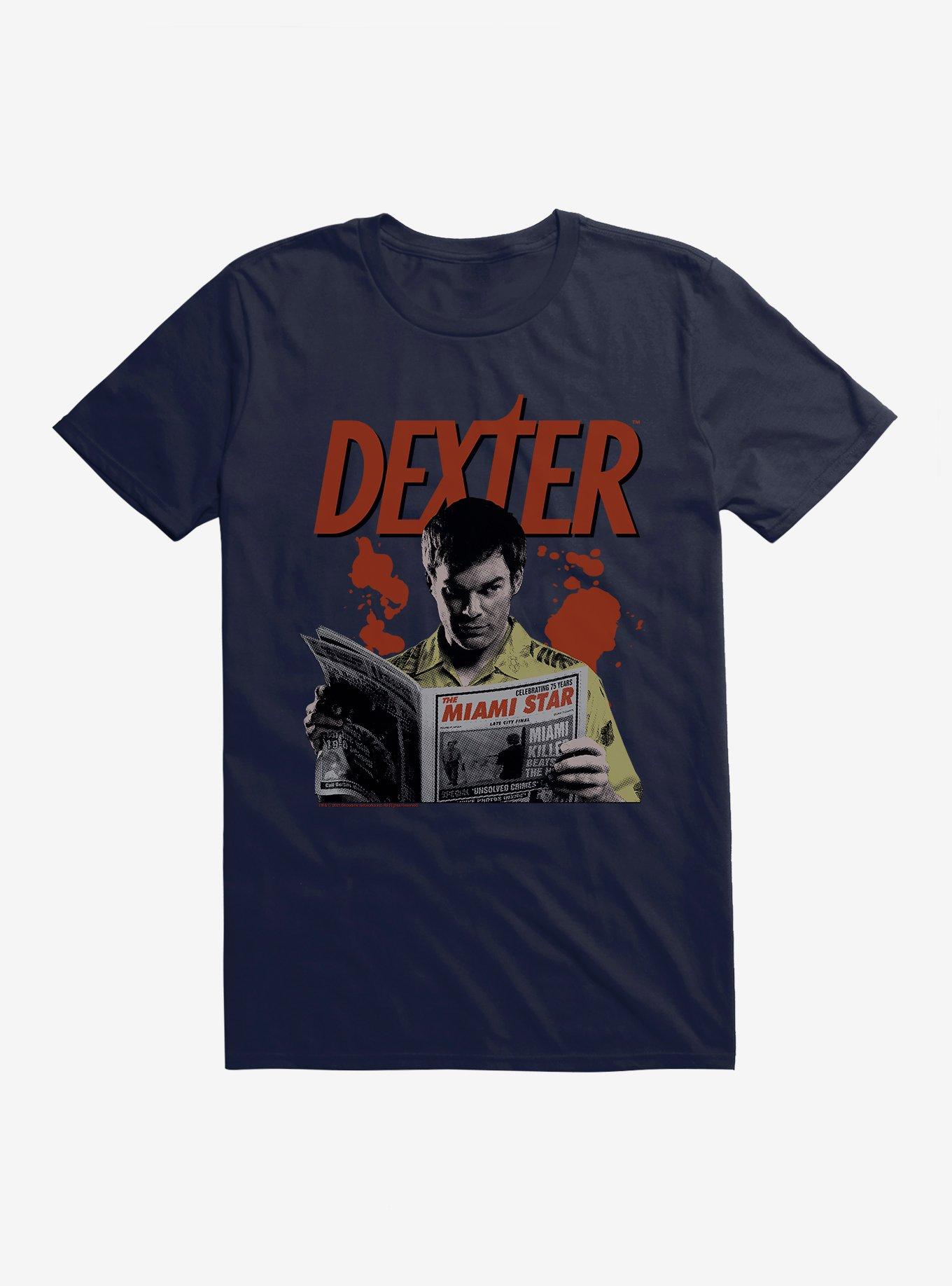 Dexter The Miami Star T-Shirt, NAVY, hi-res