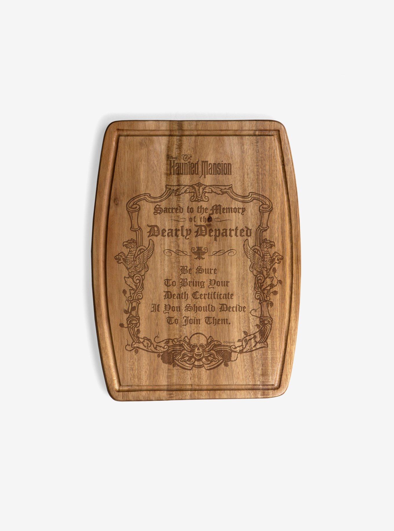 Disney Haunted Mansion Dearly Departed Acacia Cutting Board, , hi-res