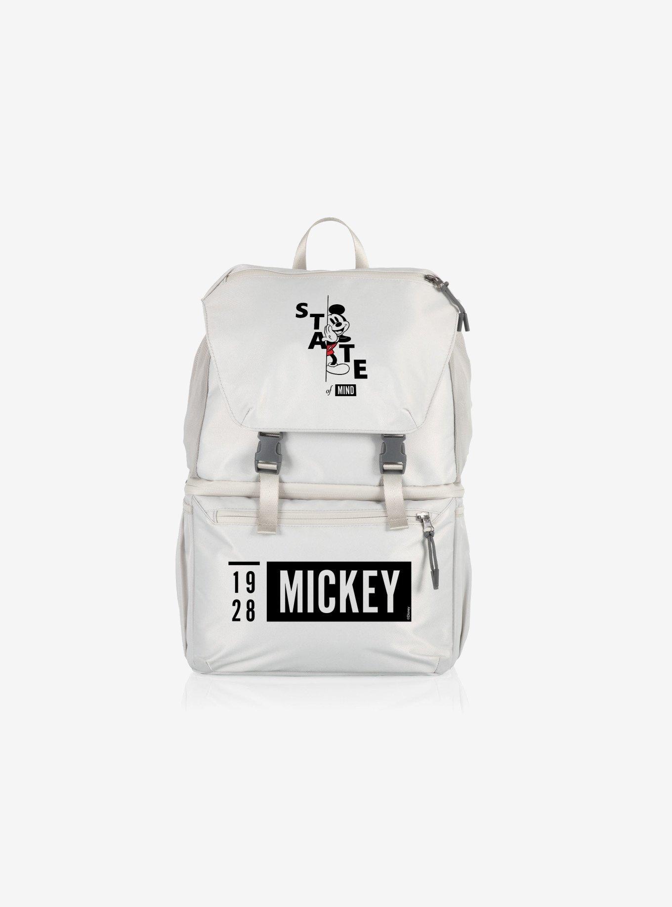 Disney Mickey Mouse White Tarana Backpack Soft Cooler Bag, , hi-res