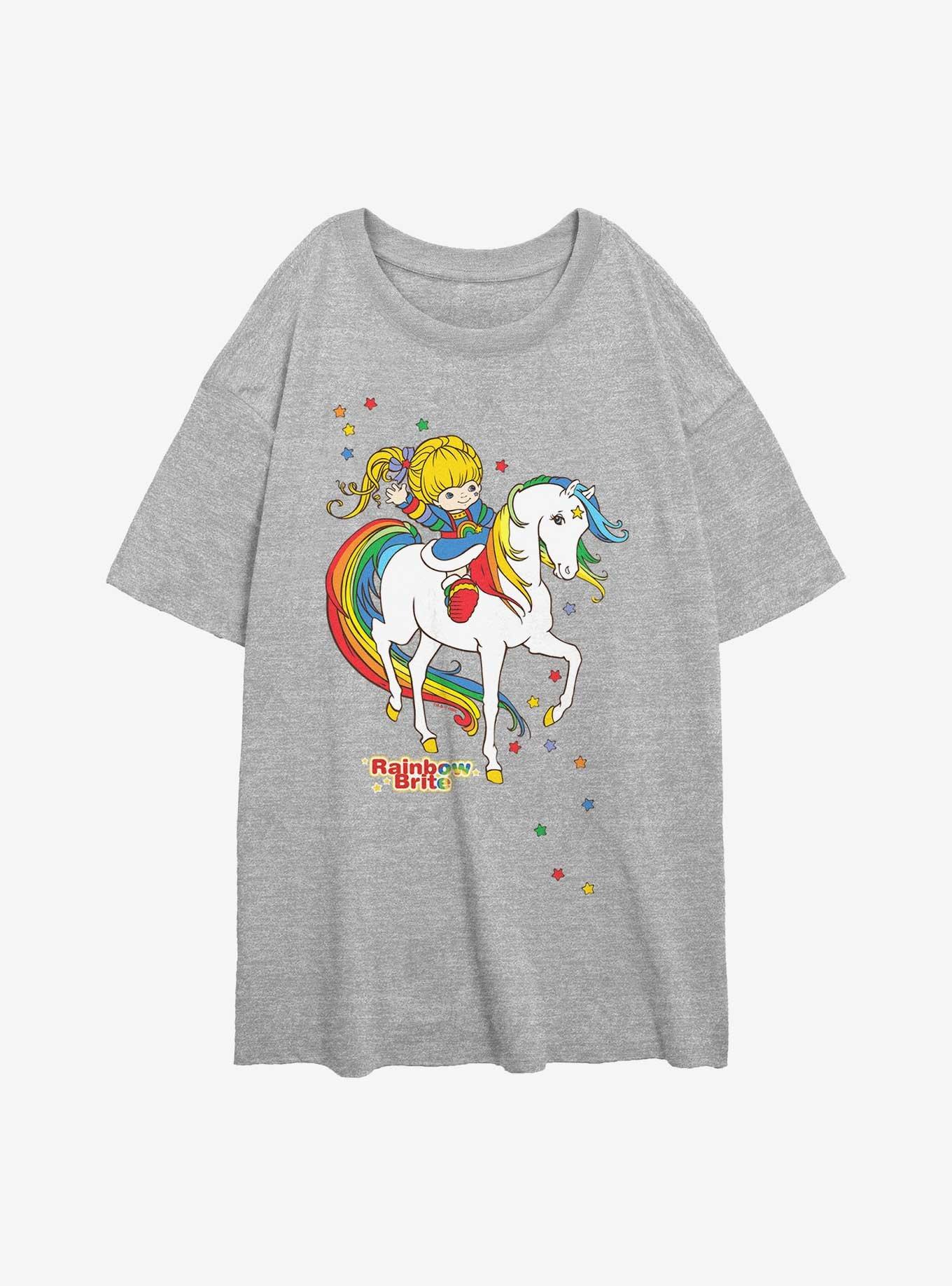 Rainbowbrite Rainbow Brite And Starlite Womens Oversized T-Shirt, , hi-res