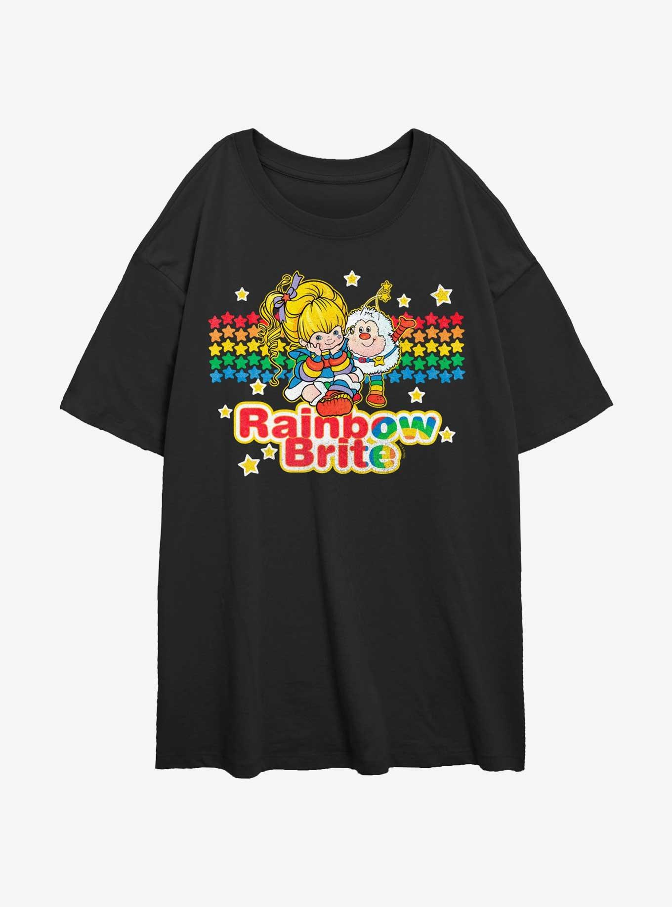 Rainbowbrite Vintage Pals Womens Oversized T-Shirt, , hi-res