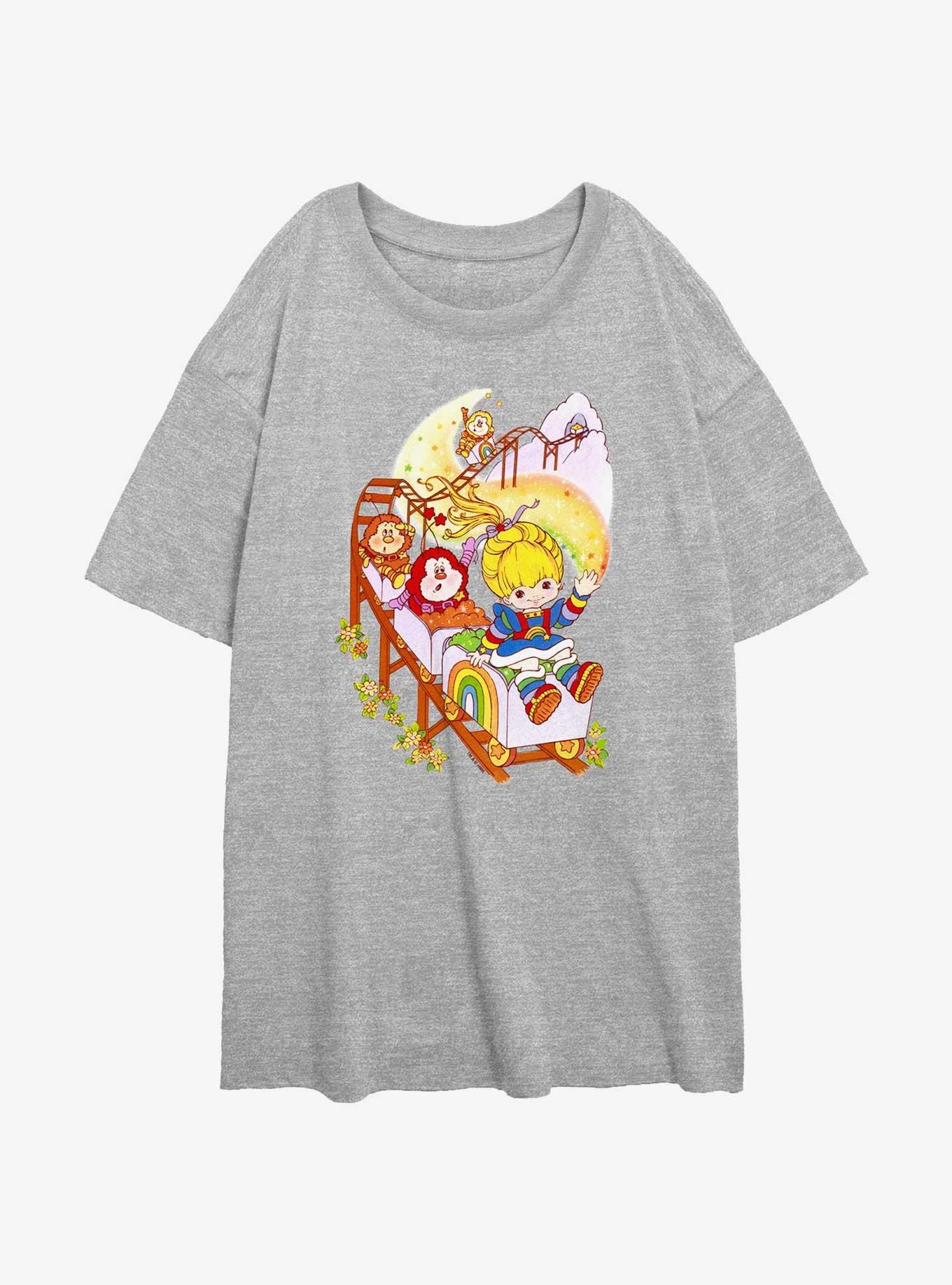 Rainbowbrite Rainbow Coaster Womens Oversized T-Shirt, , hi-res