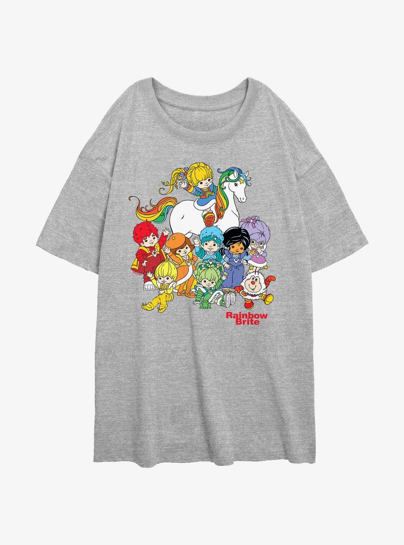 Rainbowbrite Rainbow Brite And Friends Womens Oversized T-Shirt, , hi-res