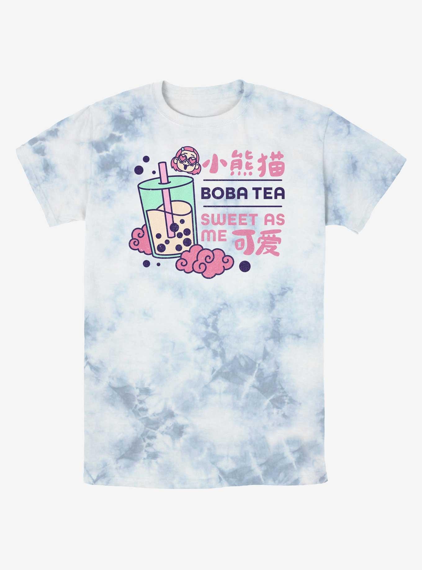 Turning Red Boba Tea Tie-Dye T-Shirt, , hi-res