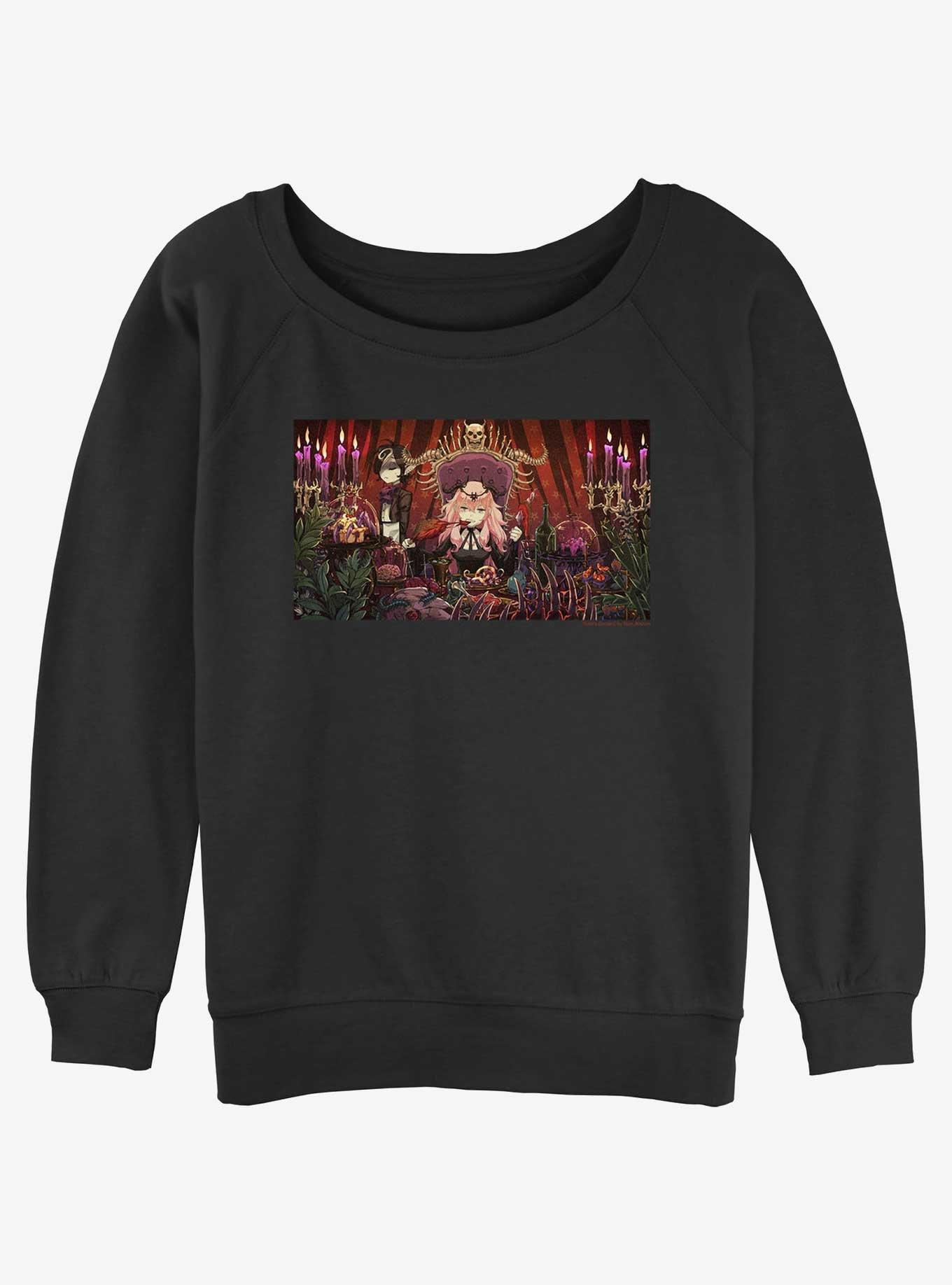 Devils Candy Dinner Time Womens Slouchy Sweatshirt, , hi-res