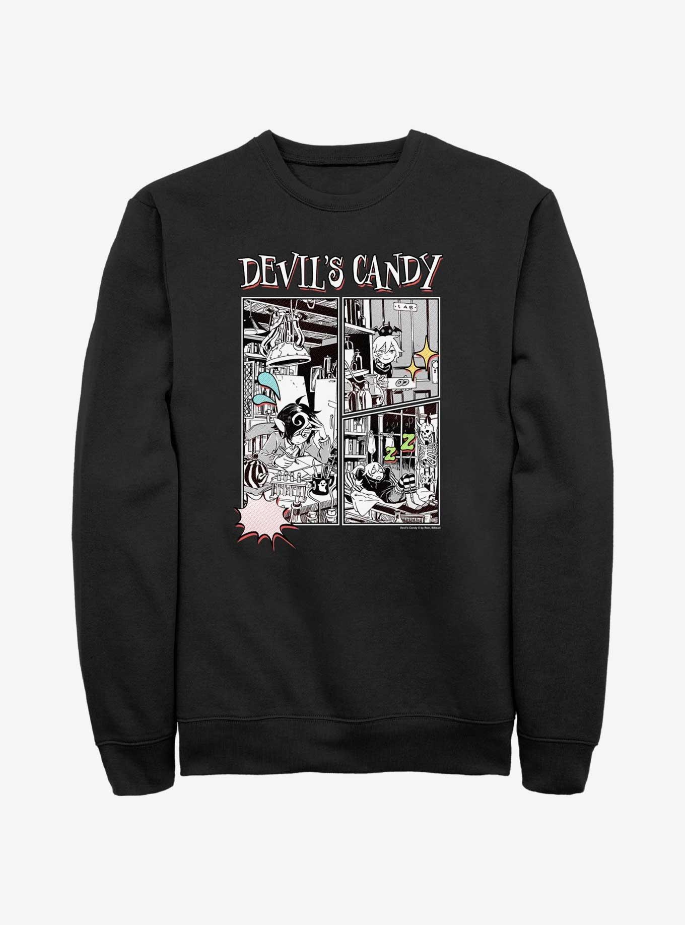 Devils Candy Comic Panels Sweatshirt, , hi-res