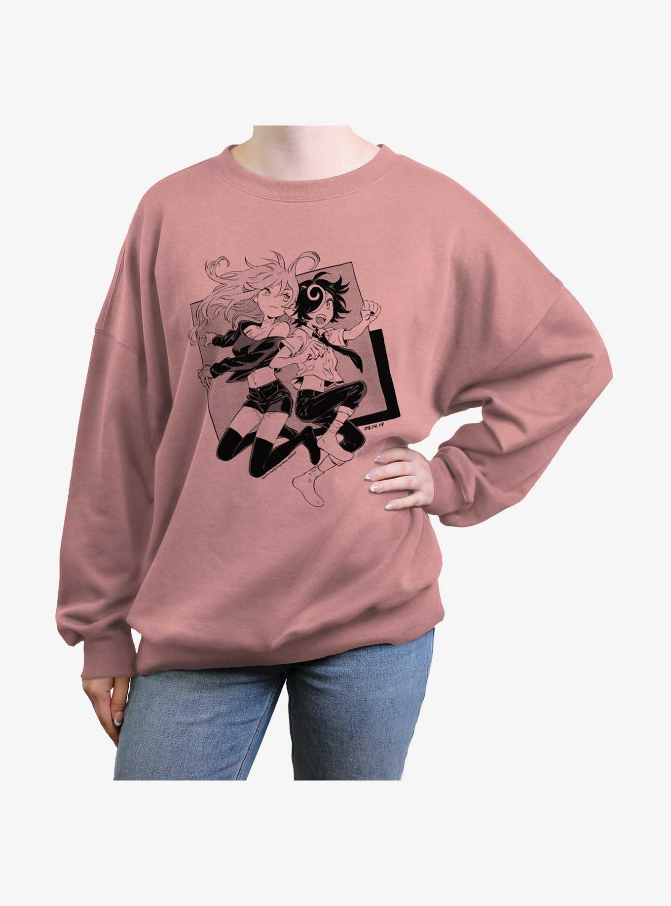 Devils Candy Devil's Candy Joy Ink Womens Oversized Sweatshirt, , hi-res