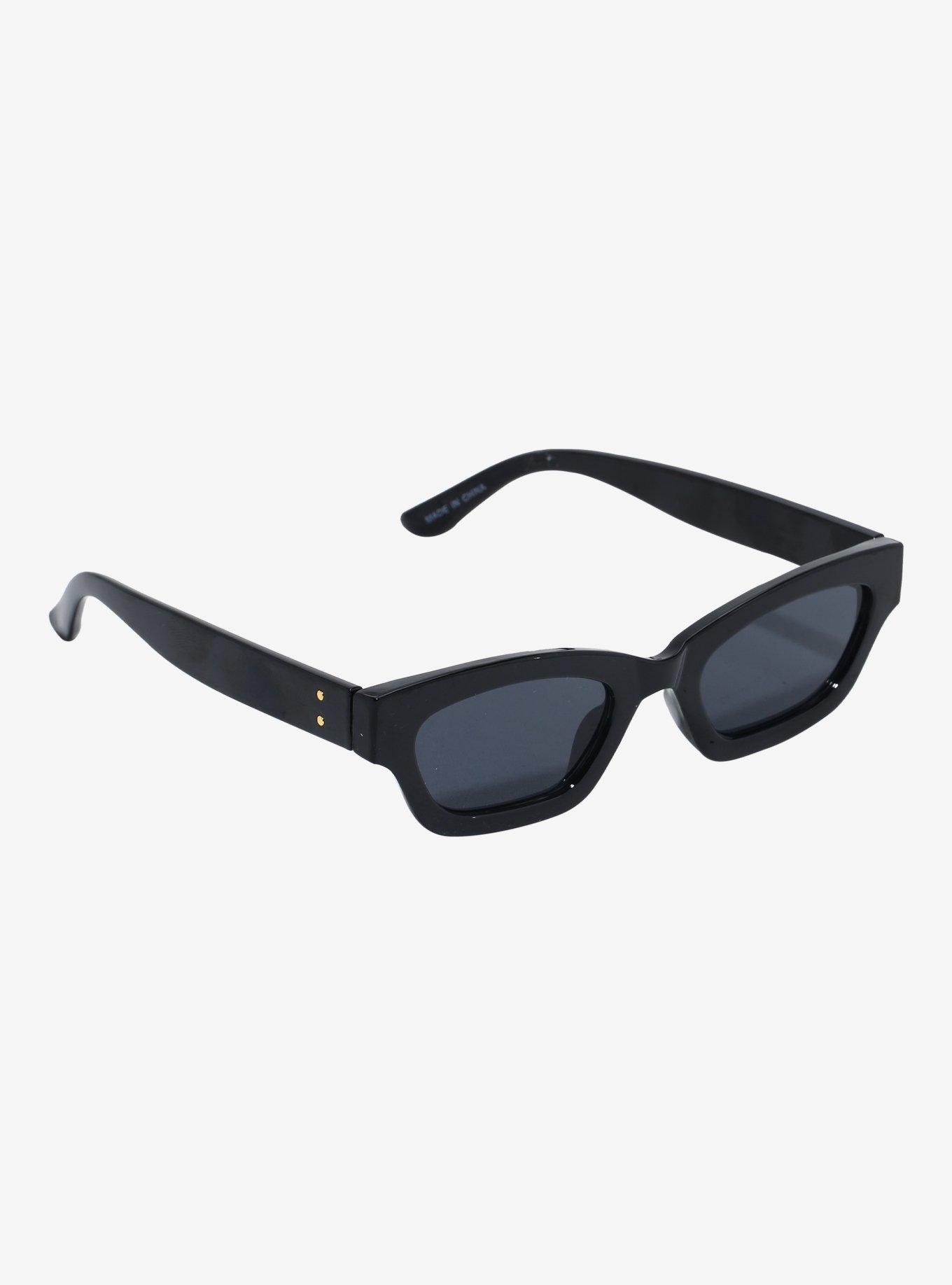 Black Skinny Sunglasses, , hi-res