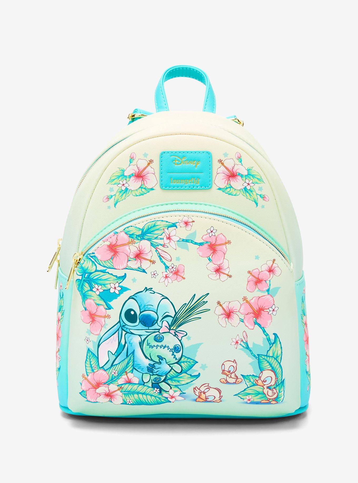 Loungefly Disney Stitch Floral Mini Backpack, , hi-res