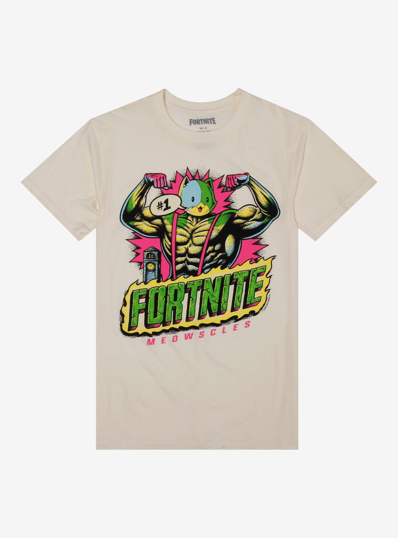 Fortnite Meowscles Tonal T-Shirt | Hot Topic