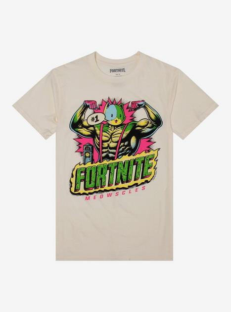 Fortnite Meowscles Tonal T-Shirt Hot Topic