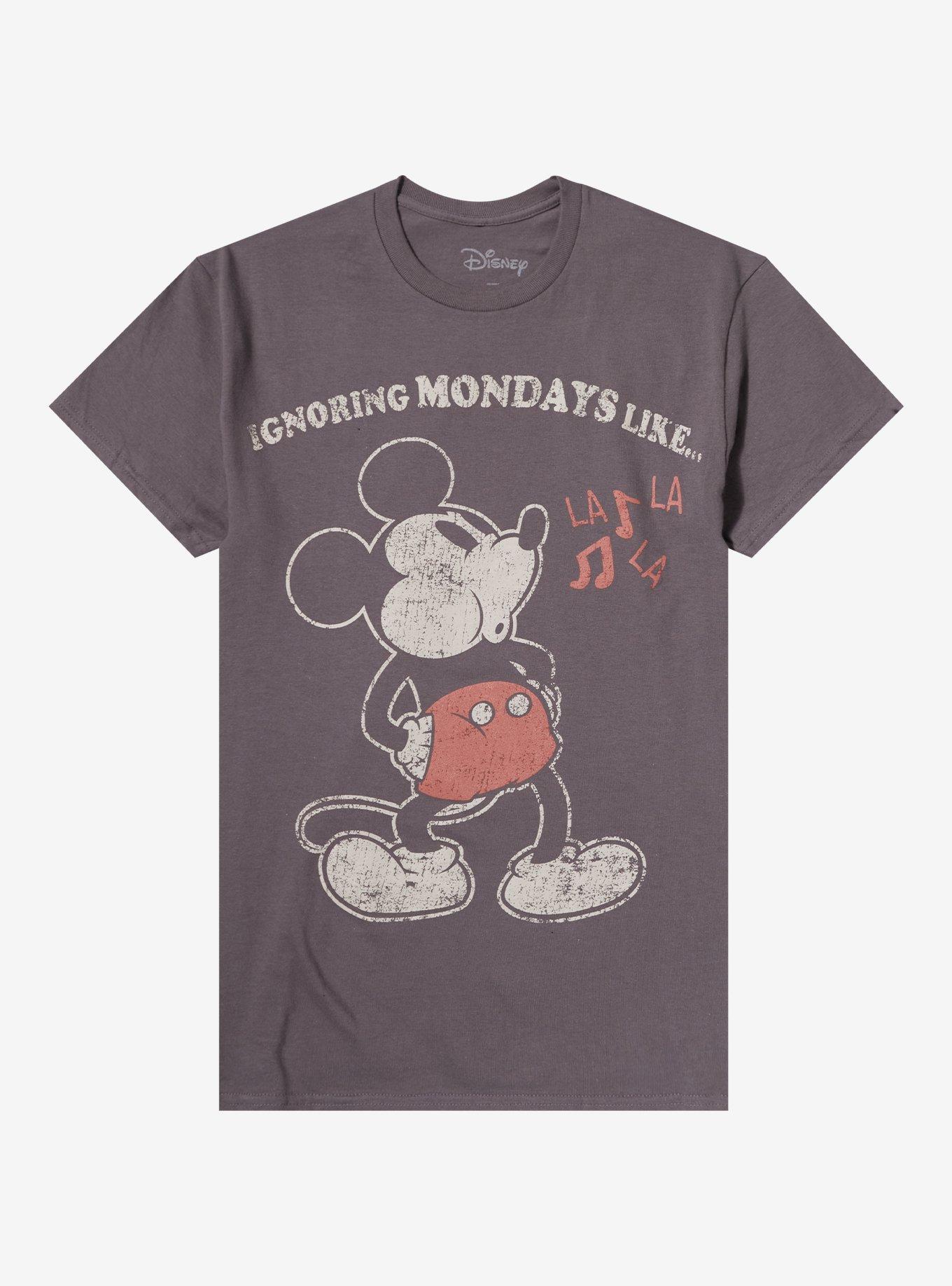 Disney Mickey Mouse Ignoring Mondays T-Shirt, , hi-res