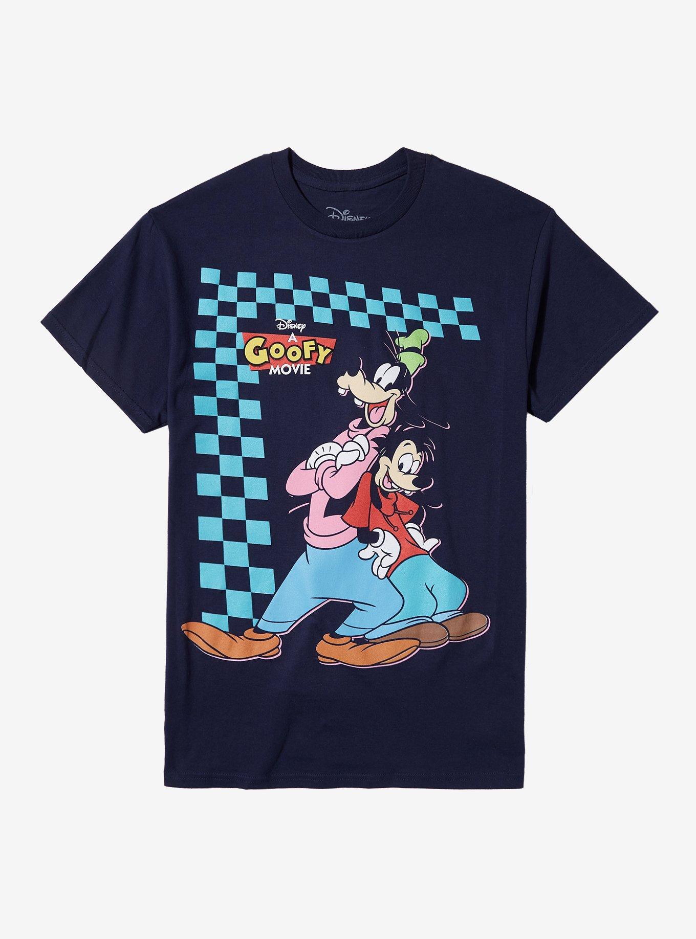 Disney A Goofy Movie Max & Goofy Vintage Checkered T-Shirt, , hi-res