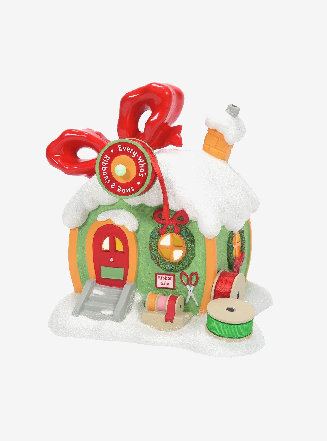 The Grinch Village Every Who's Ribbons & Bows Figure, , hi-res