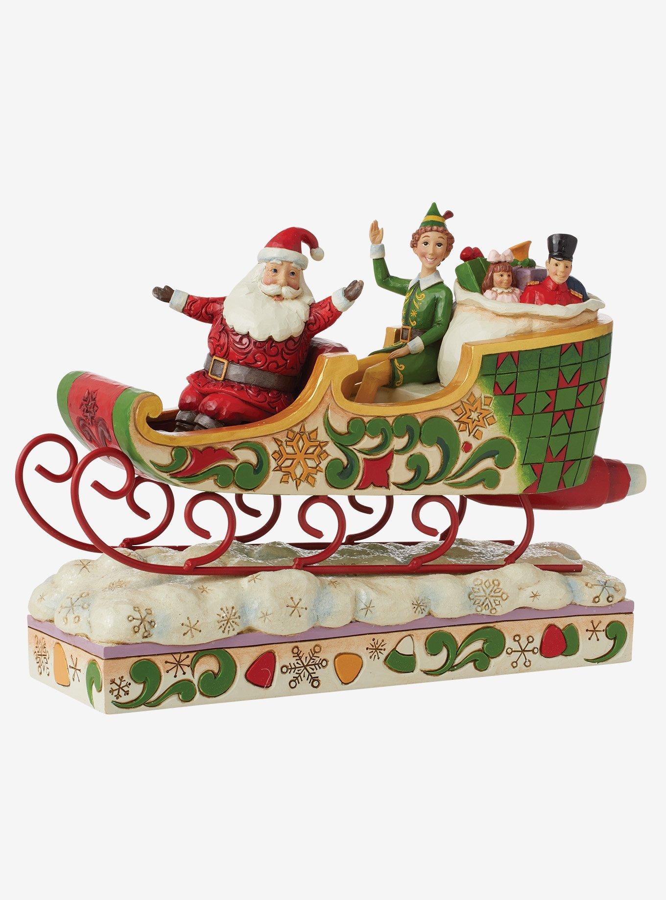 Elf Buddy Santa Jim Shore Figure, , hi-res