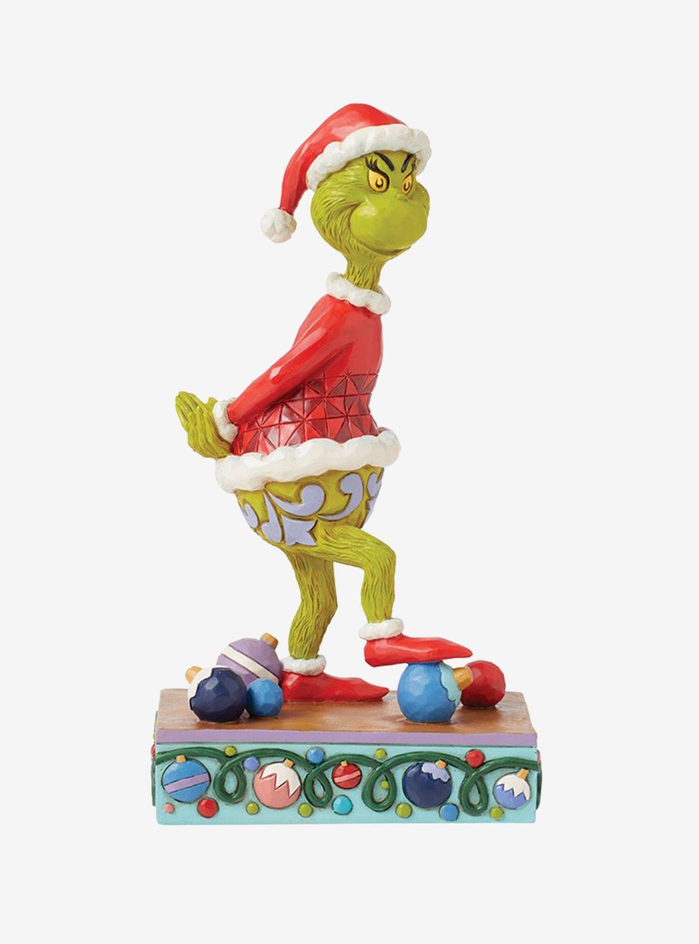 The Grinch Stepping on Ornaments Jim Shore Figure, , hi-res