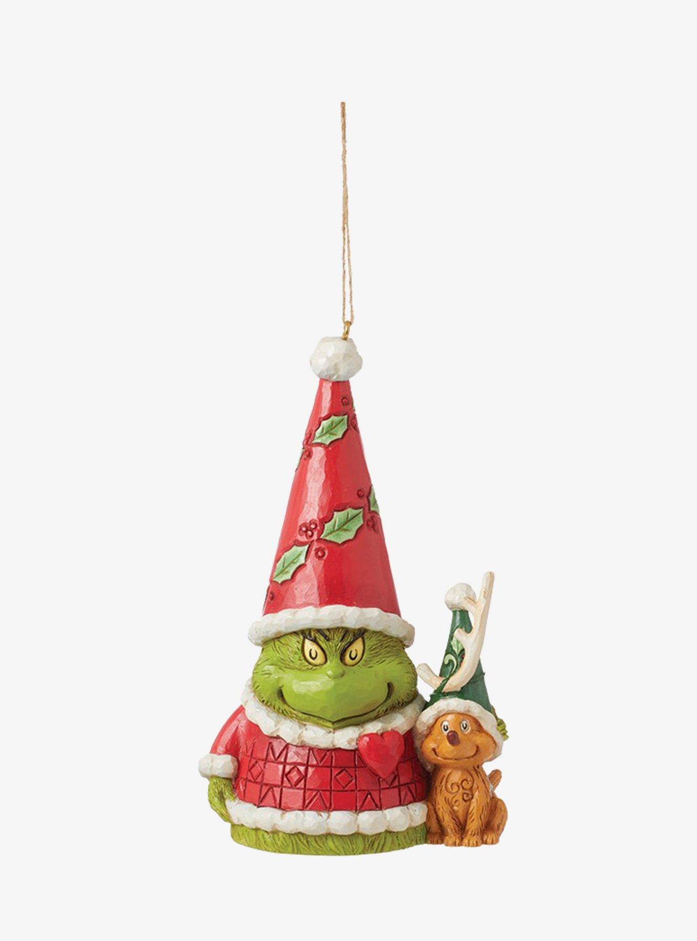 The Grinch Gnome with Max Jim Shore Ornament, , hi-res