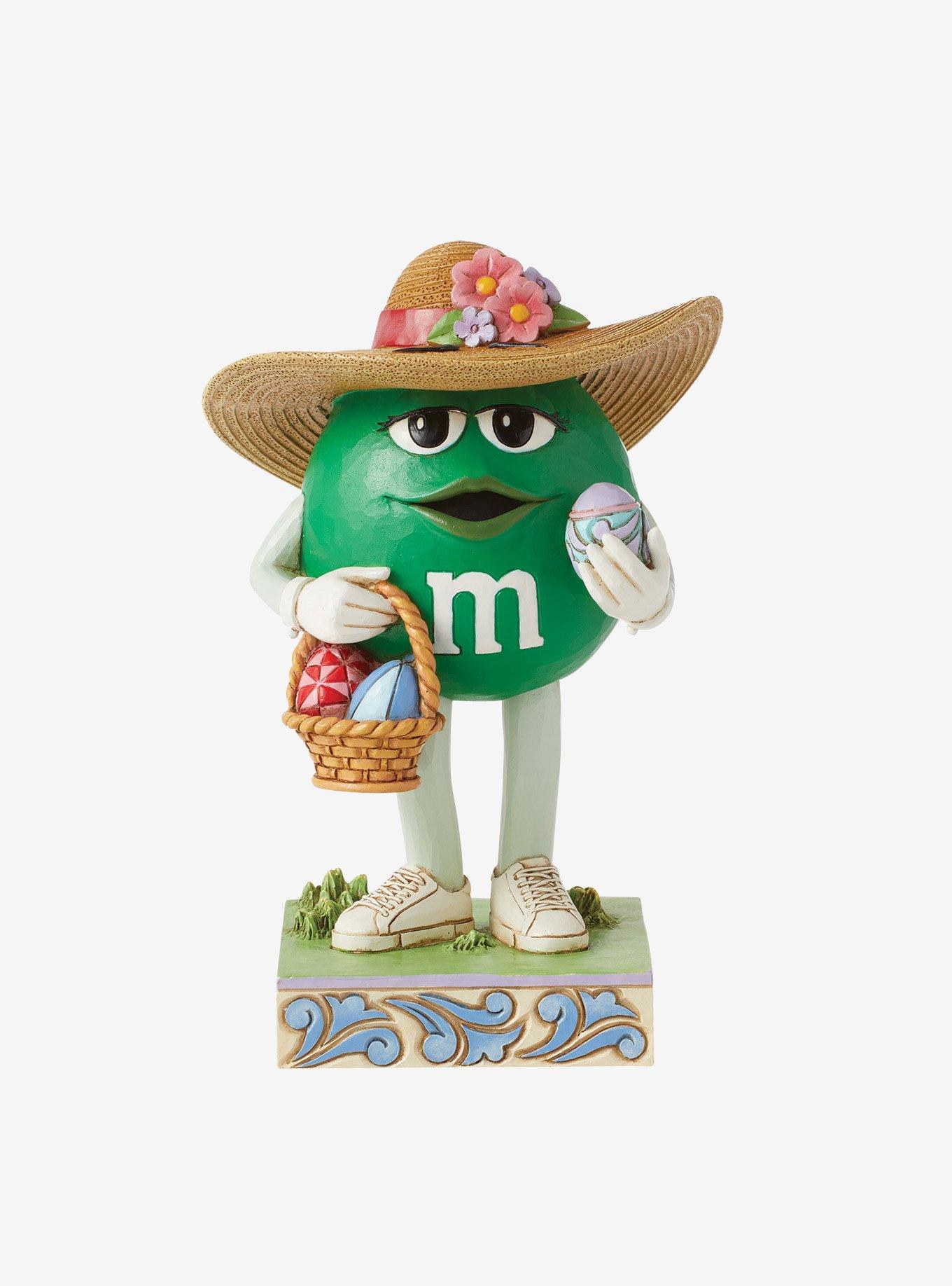 M&M's Green with Easter Basket Jim Shore Figure, , hi-res