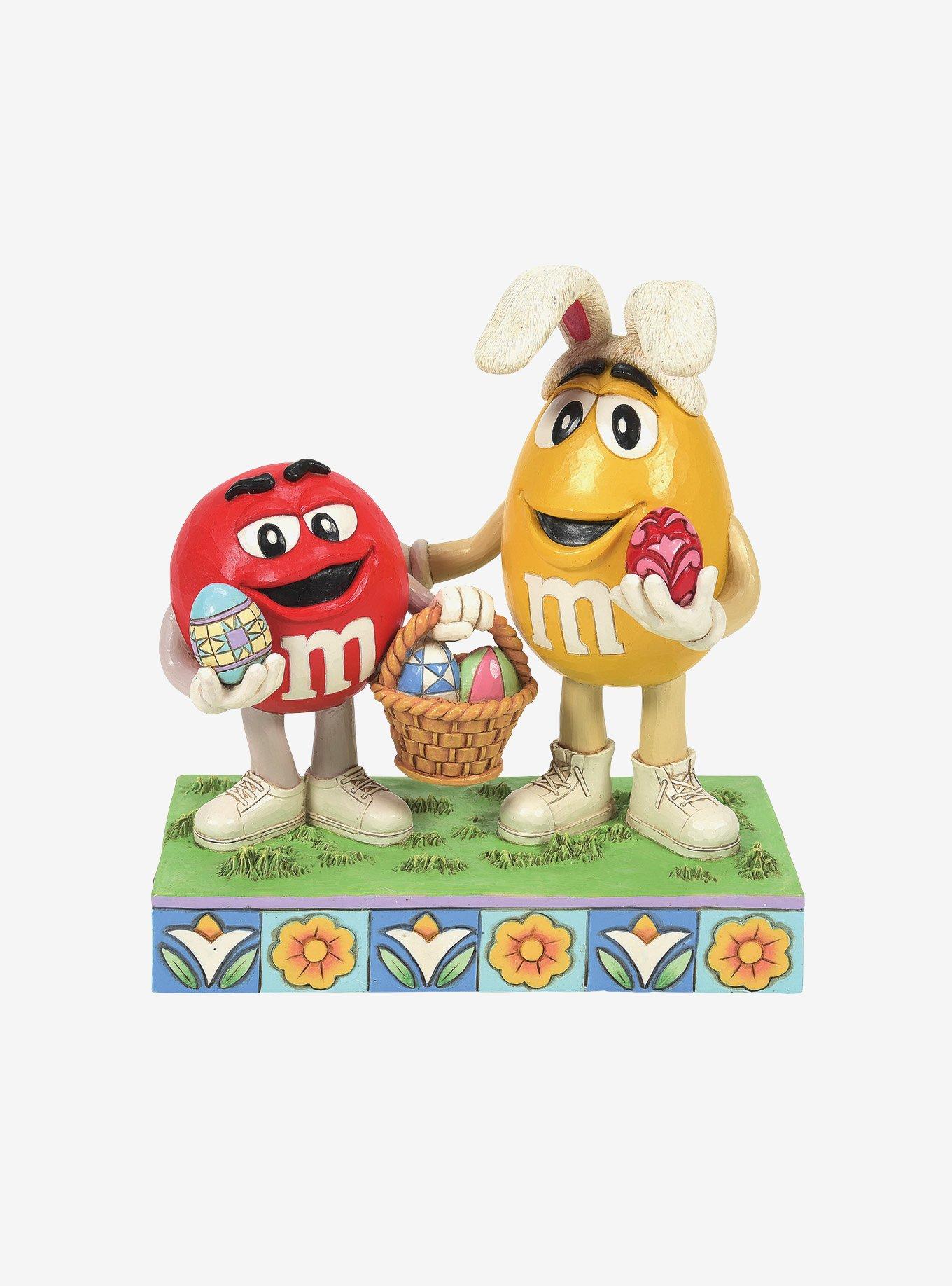 M&M's Red & Yellow Bunny Jim Shore Figure, , hi-res